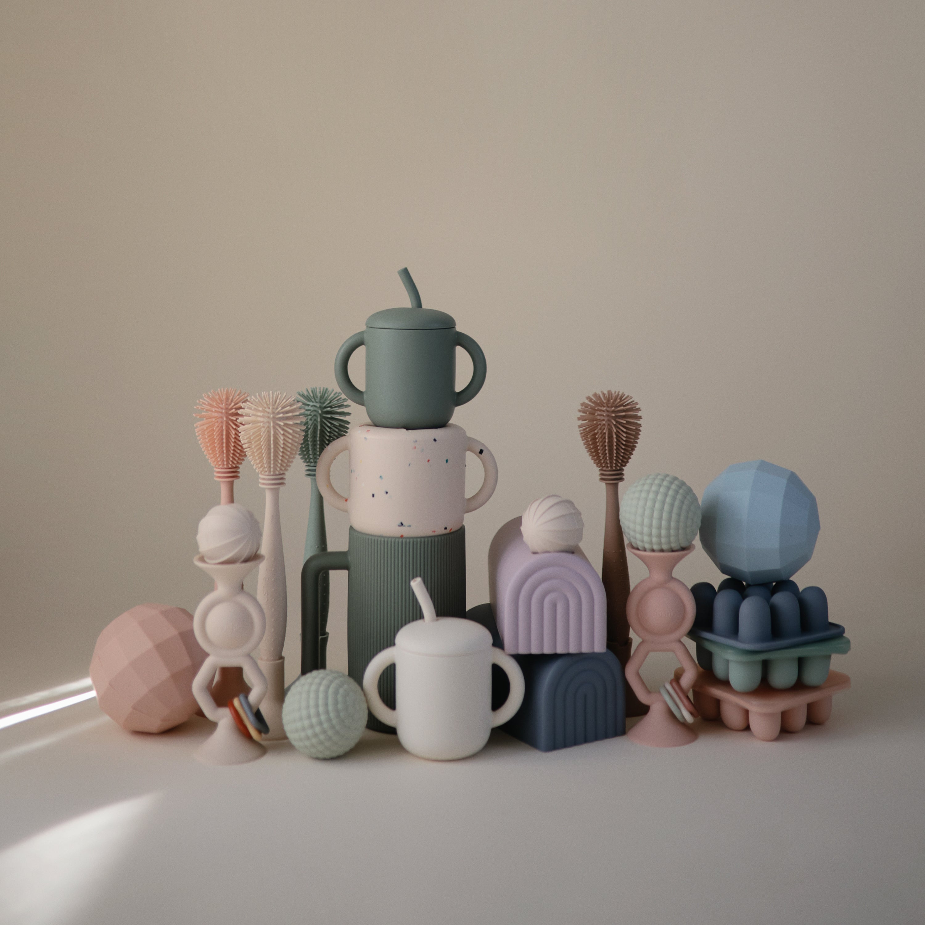 Silicone Baby Bottle Brush Silicone Baby Bottle Brush Mushie