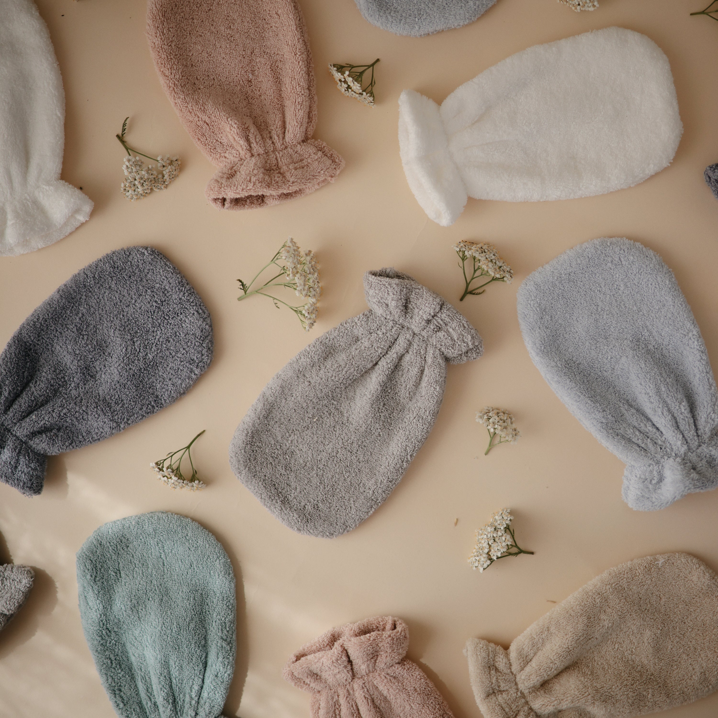 Organic Cotton Bath Mitt 2-Pack Bath Mitt Mushie
