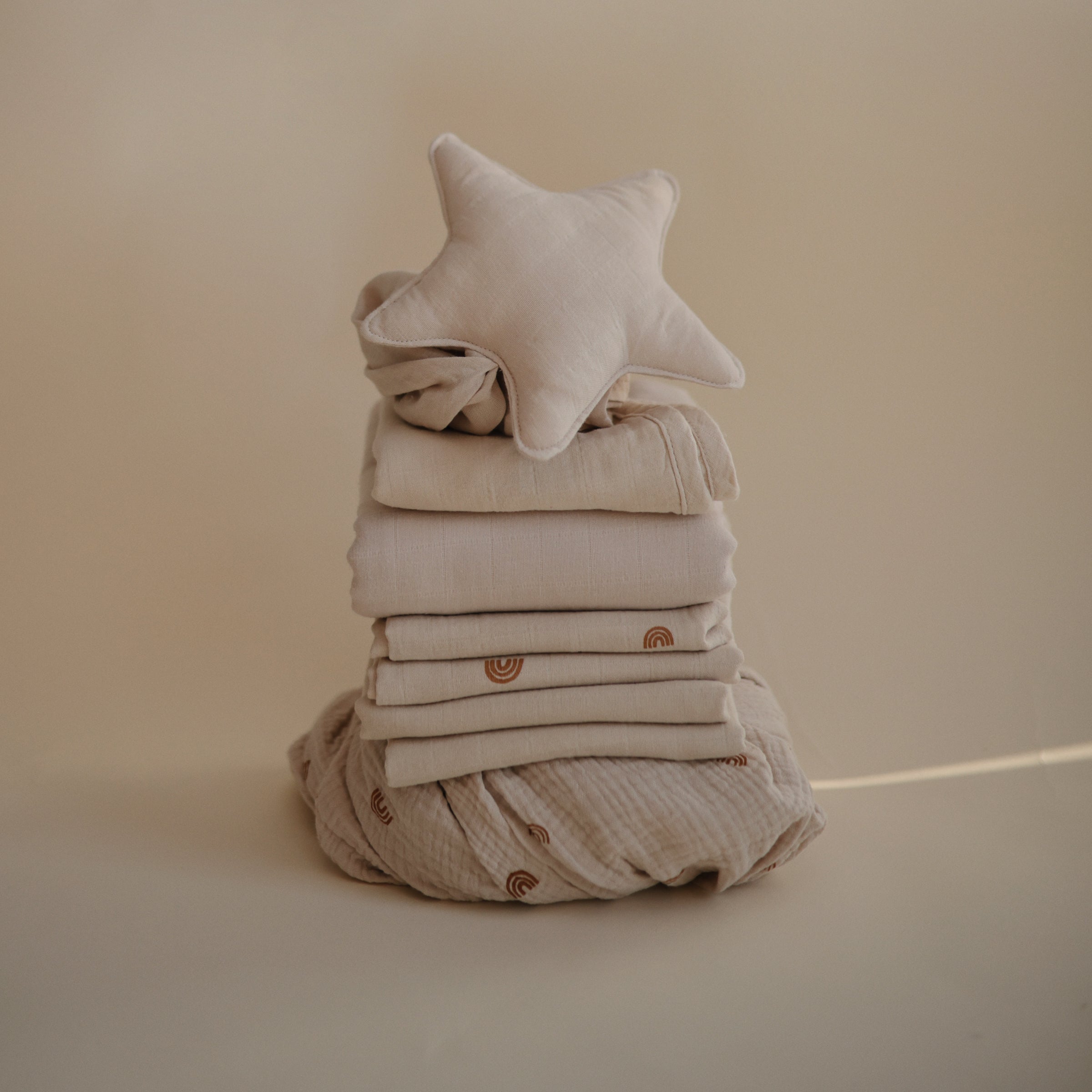 Organic Cotton Muslin Cloths 3-Pack Muslin Cloth 3-Pack Mushie