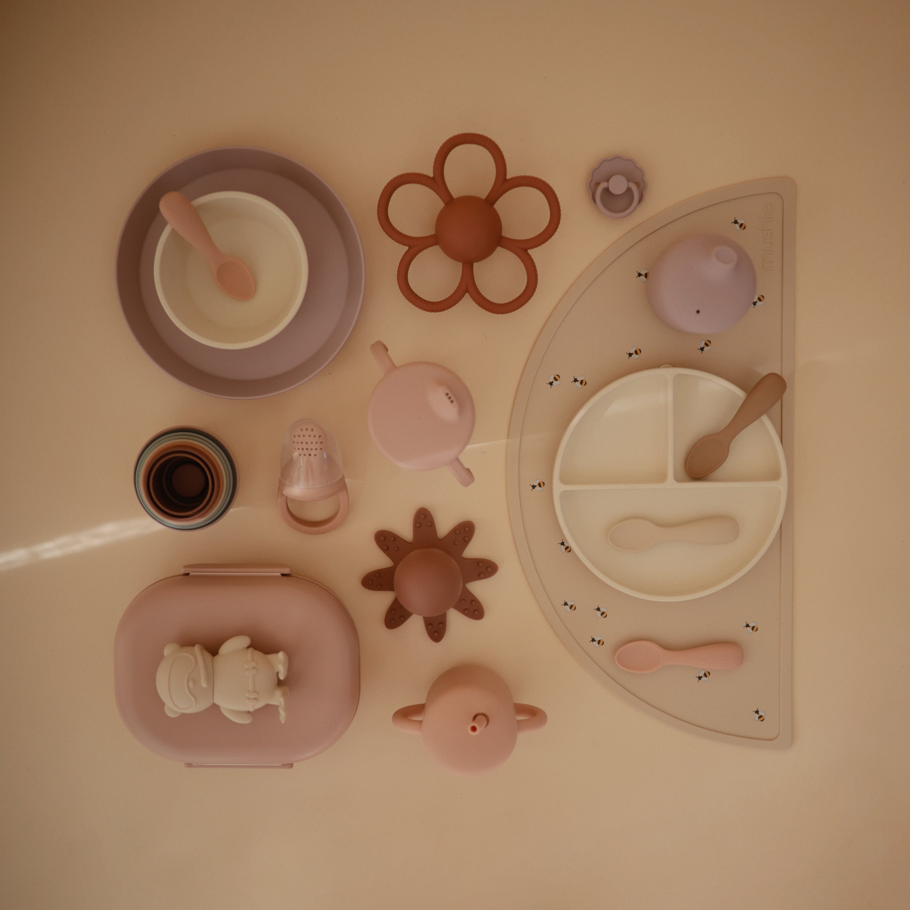 Silicone Toddler Starter Spoons 2-Pack silicone tableware Mushie