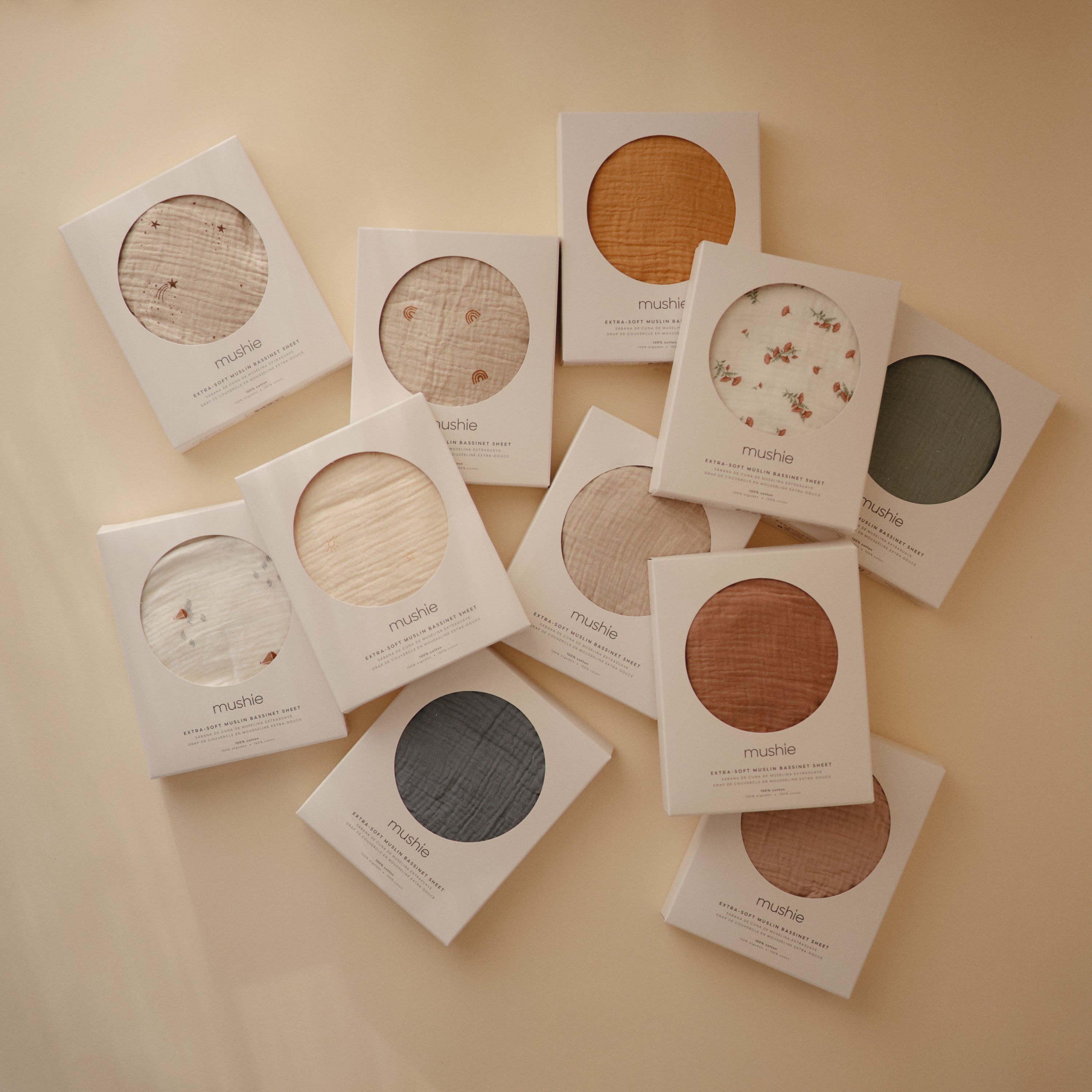 Extra Soft Bassinet Muslin Crib Sheet crib sheets Mushie
