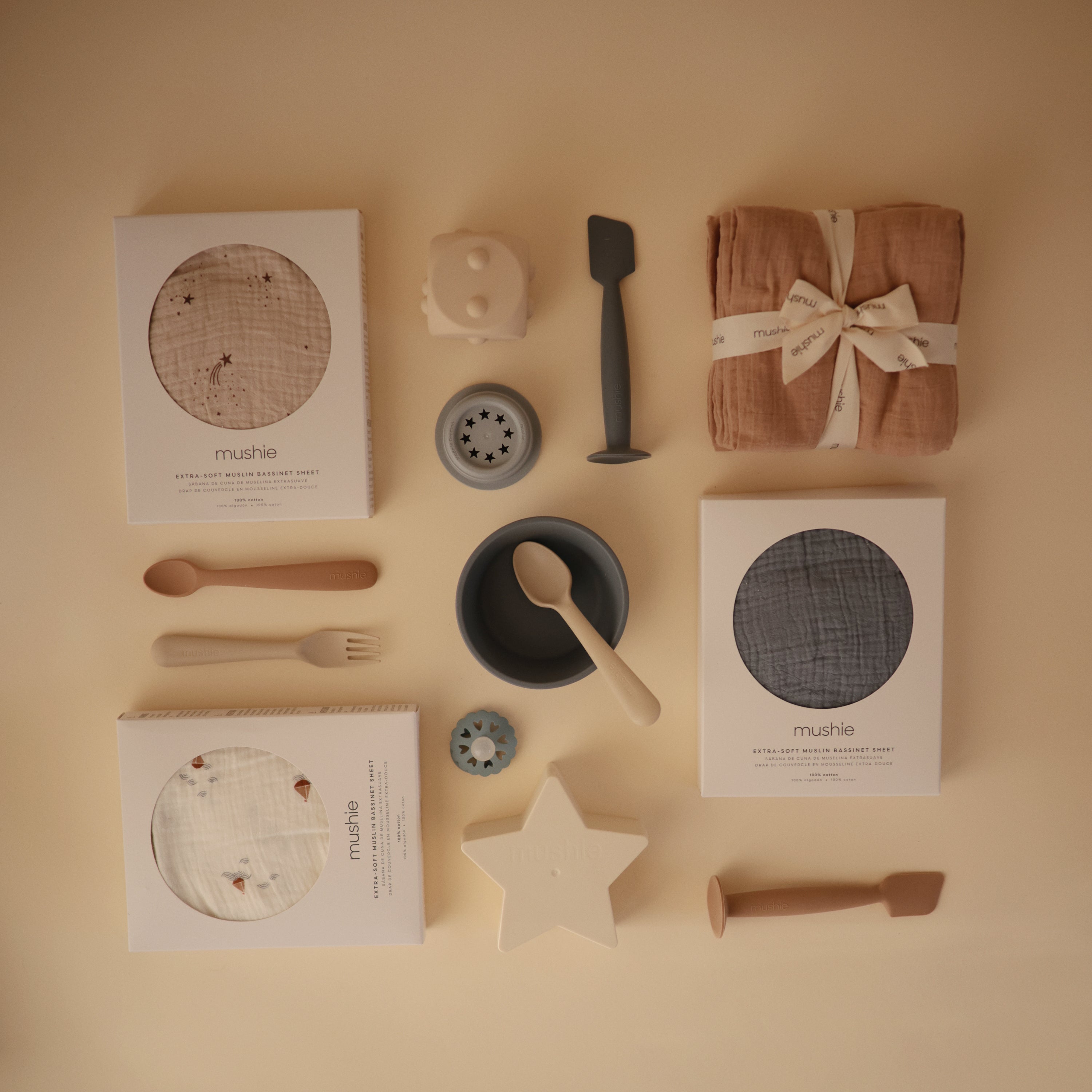 Dice Press Toy 2-Pack Press Toy Mushie