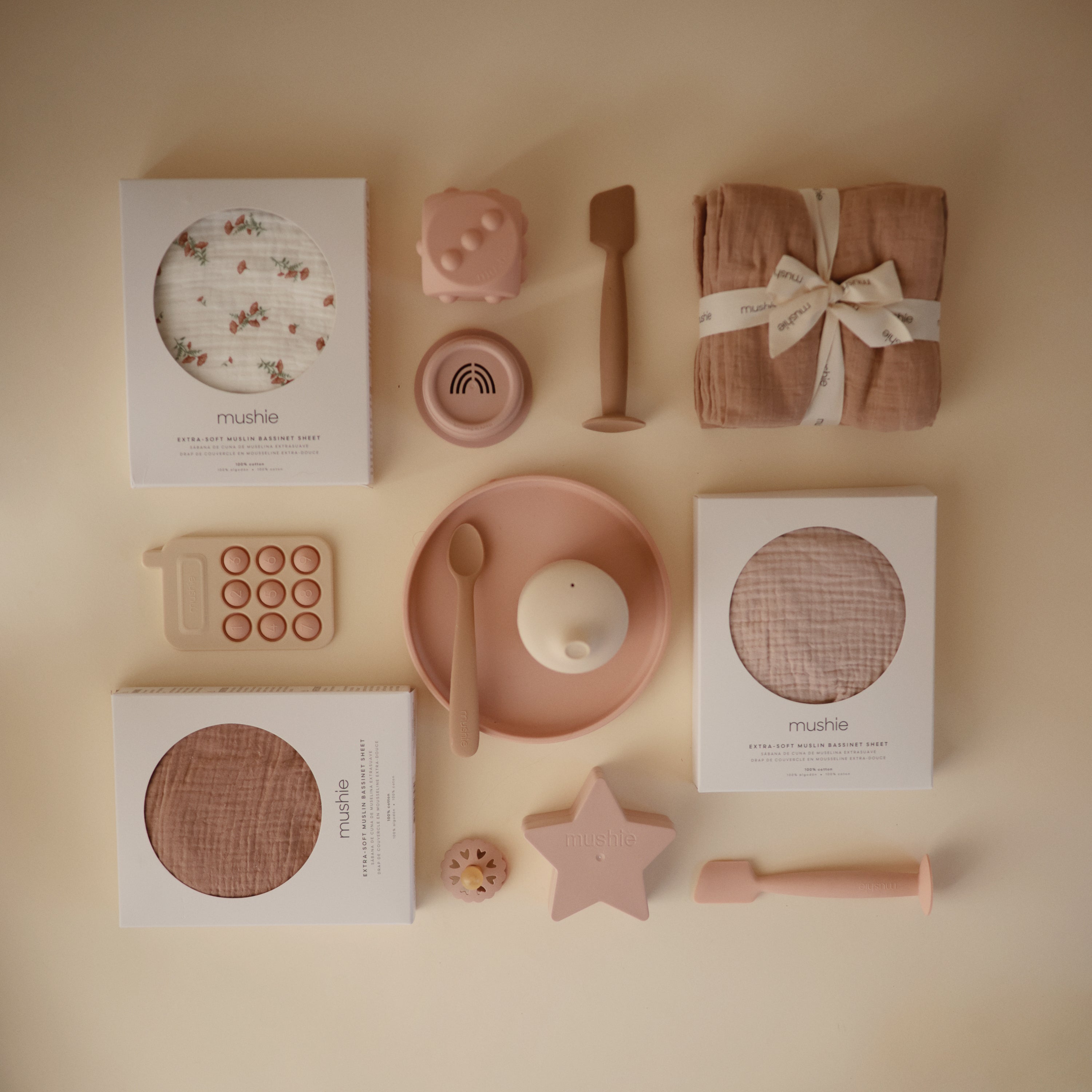 Dice Press Toy 2-Pack Press Toy Mushie