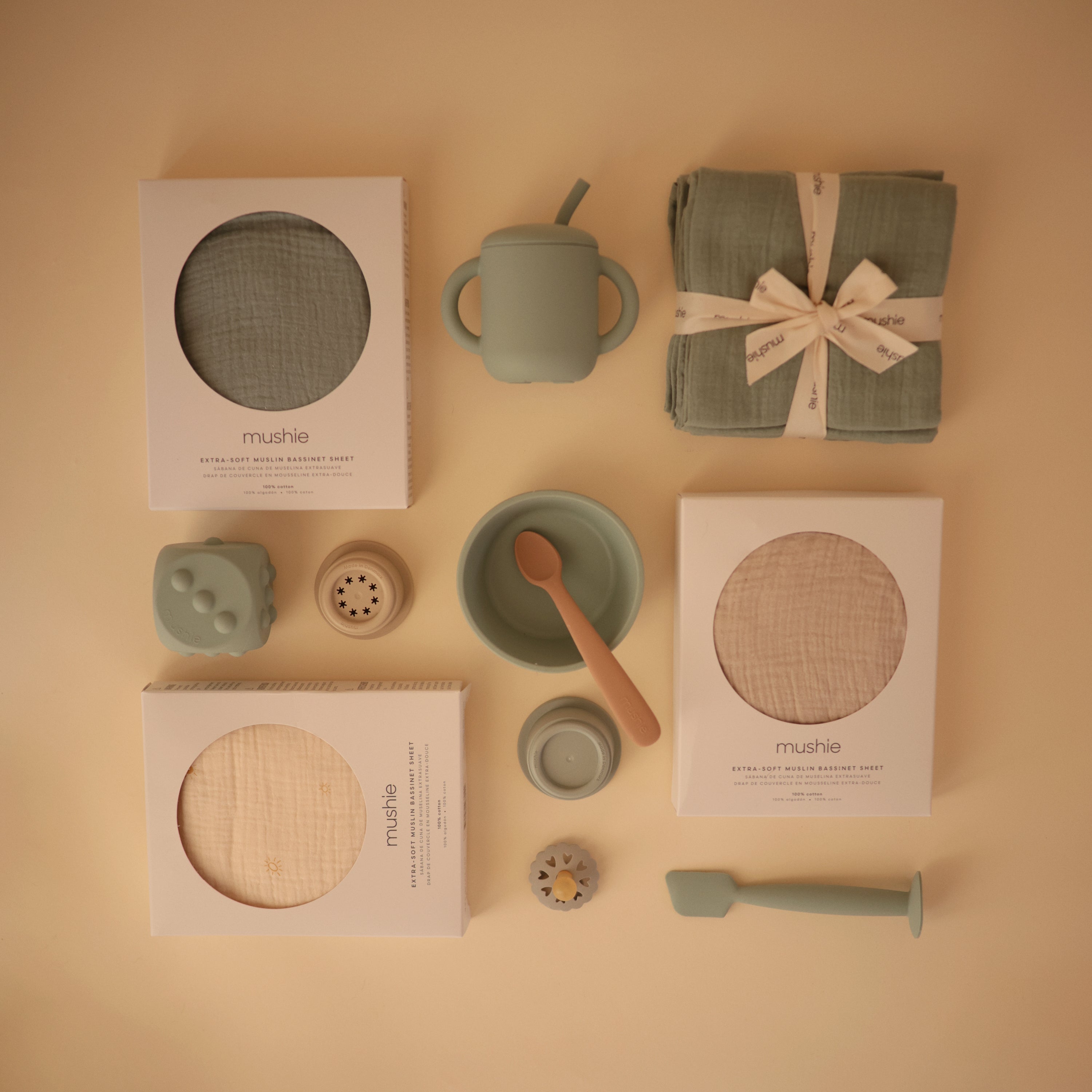 Extra Soft Bassinet Muslin Crib Sheet crib sheets Mushie