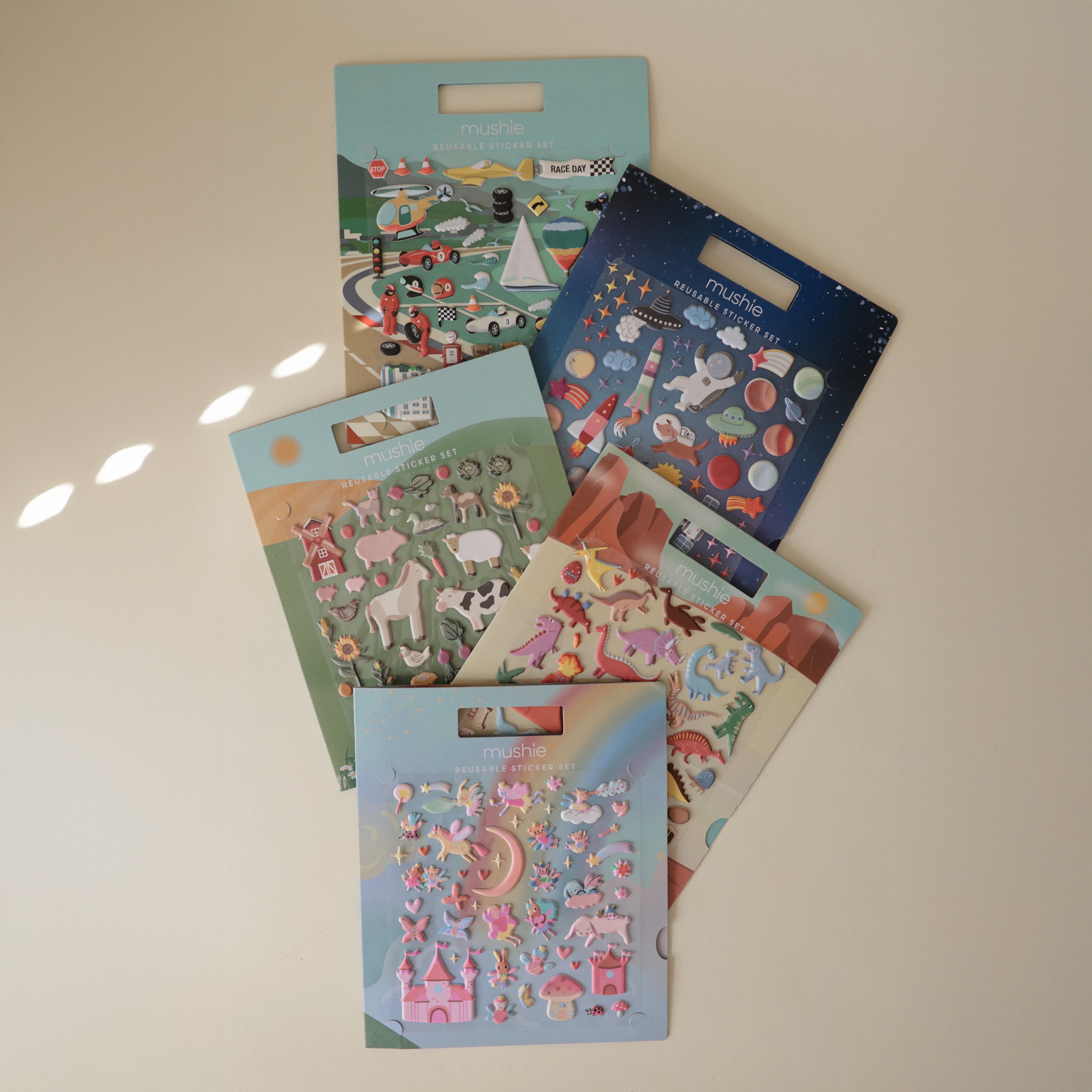 Reusable Fairies Sticker Set