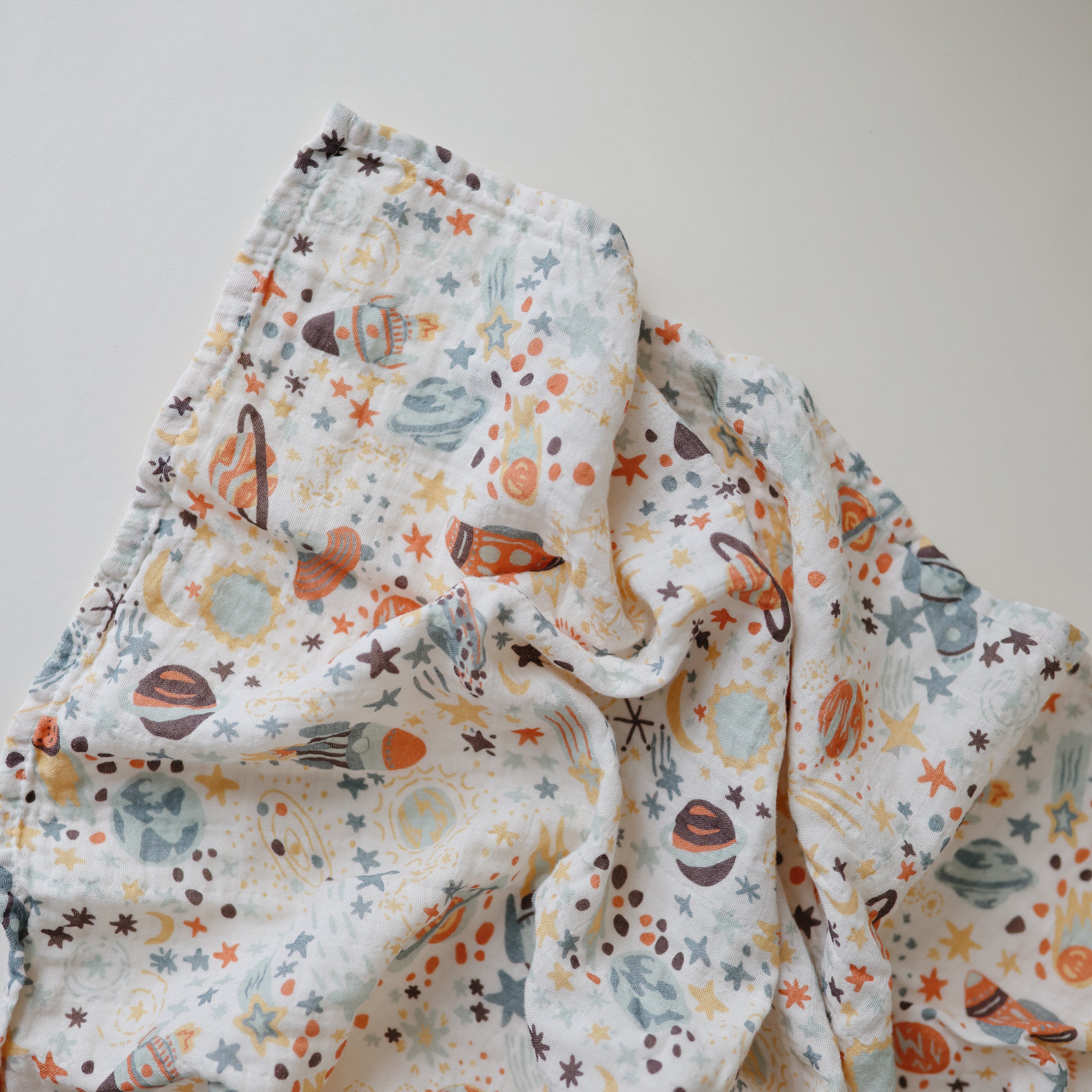 Organic Cotton Muslin Swaddle Blanket
