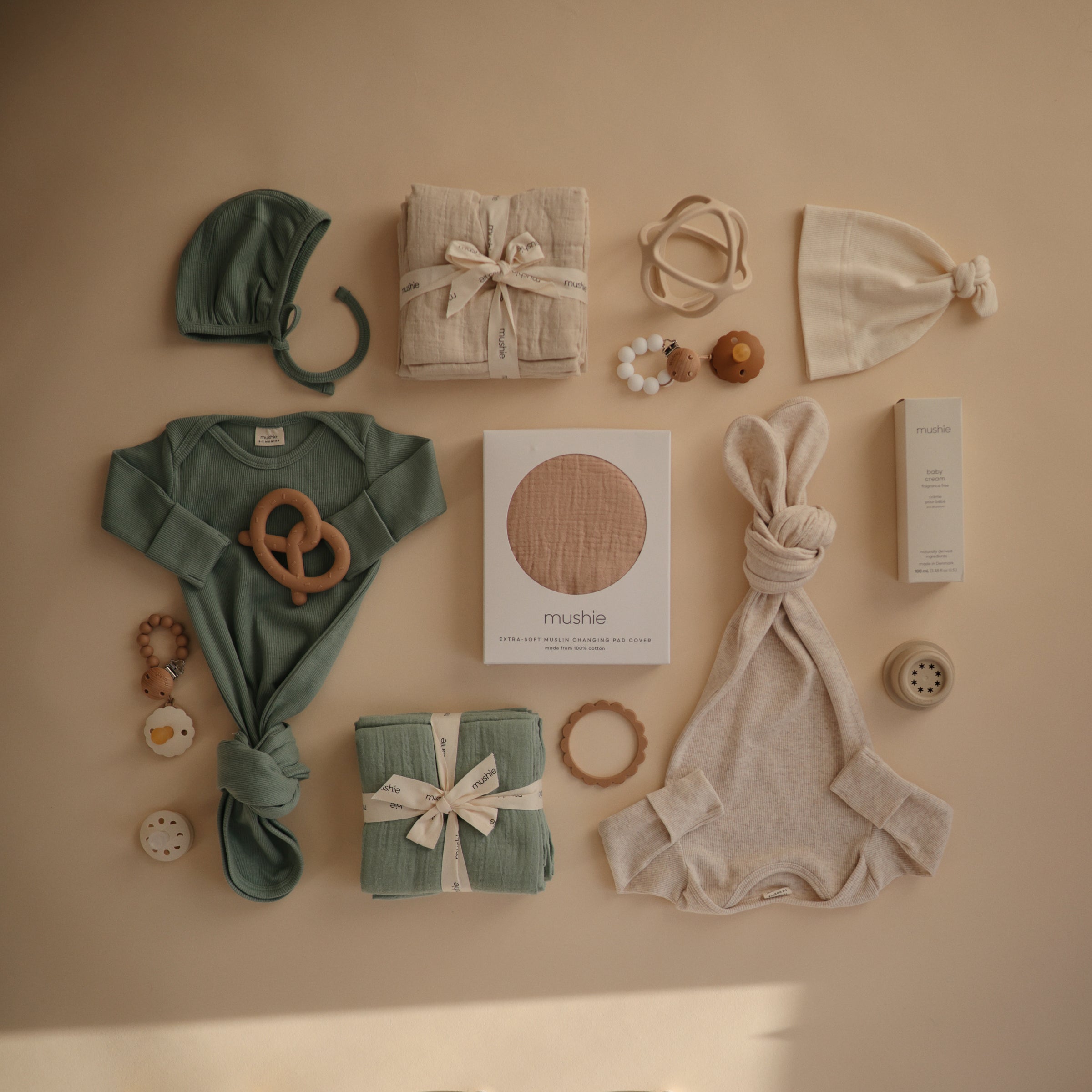 Ribbed Baby Bonnet Baby Clothes Mushie