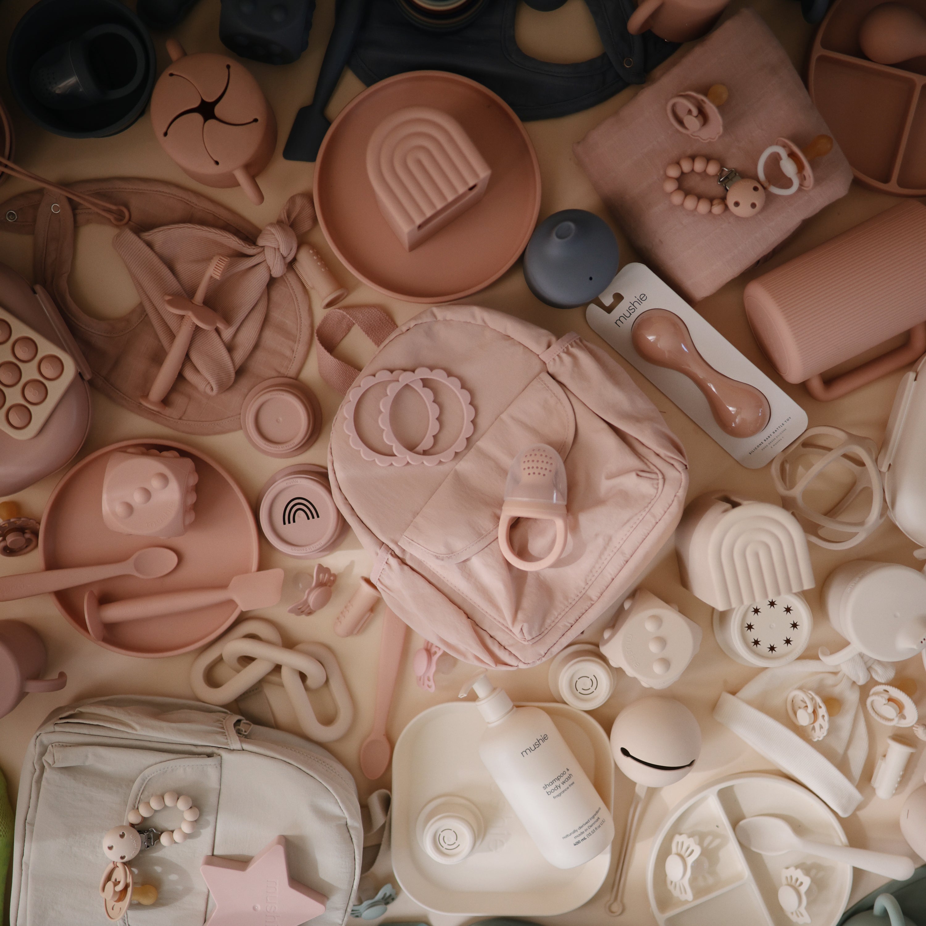 Silicone Baby Rattle Toy toys Mushie