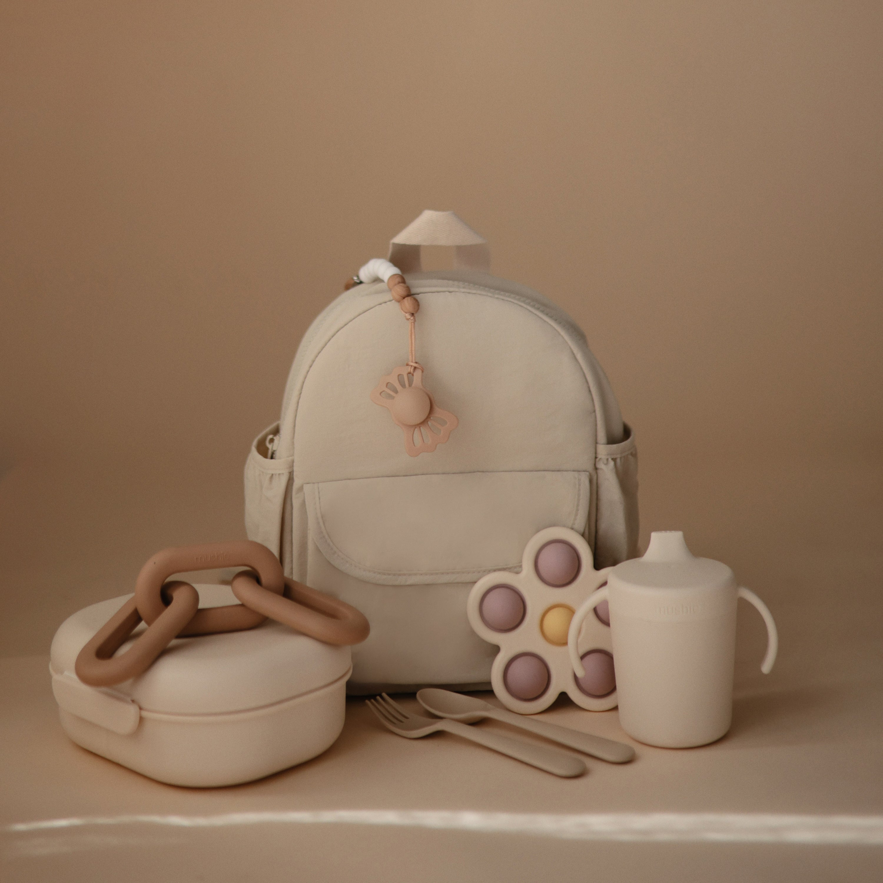 Silicone Pacifier Clip | Eva Pacifier Clip Mushie