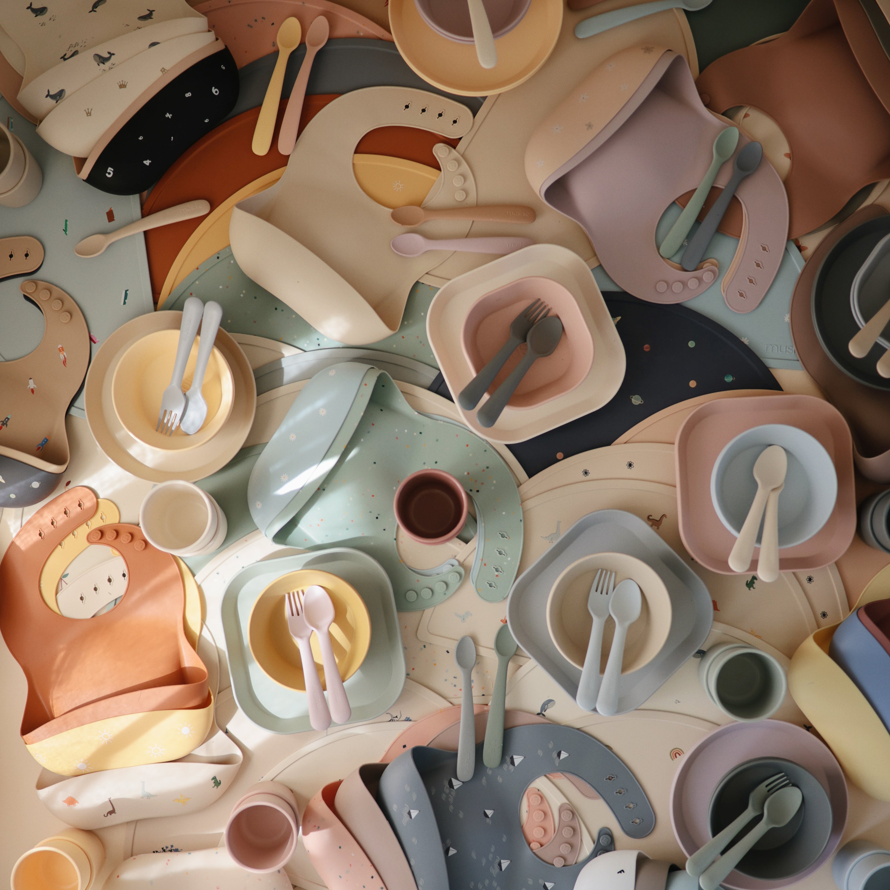 Round Dinnerware Bowl, Set of 2 Dinnerware Mushie