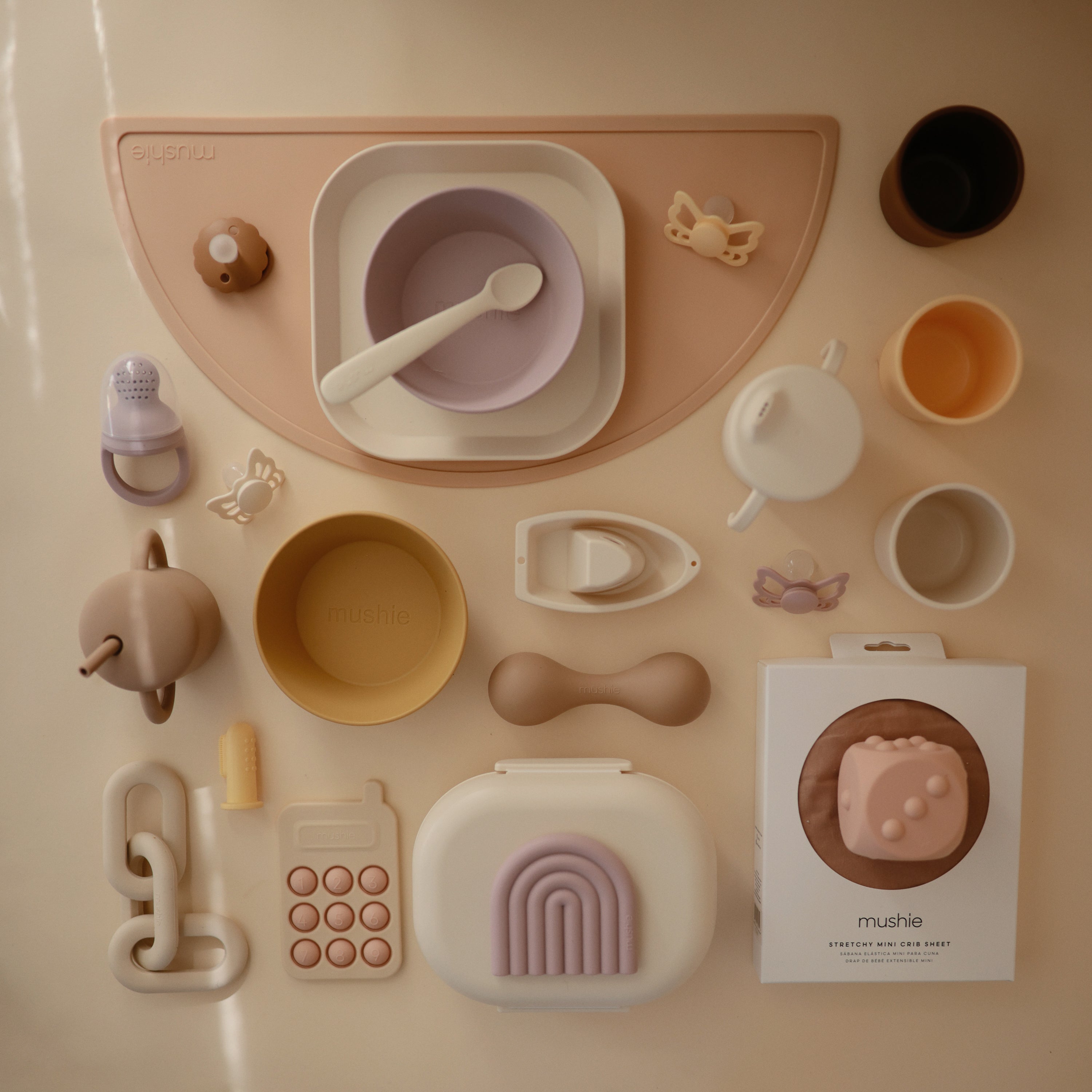 Silicone Baby Rattle Toy toys Mushie