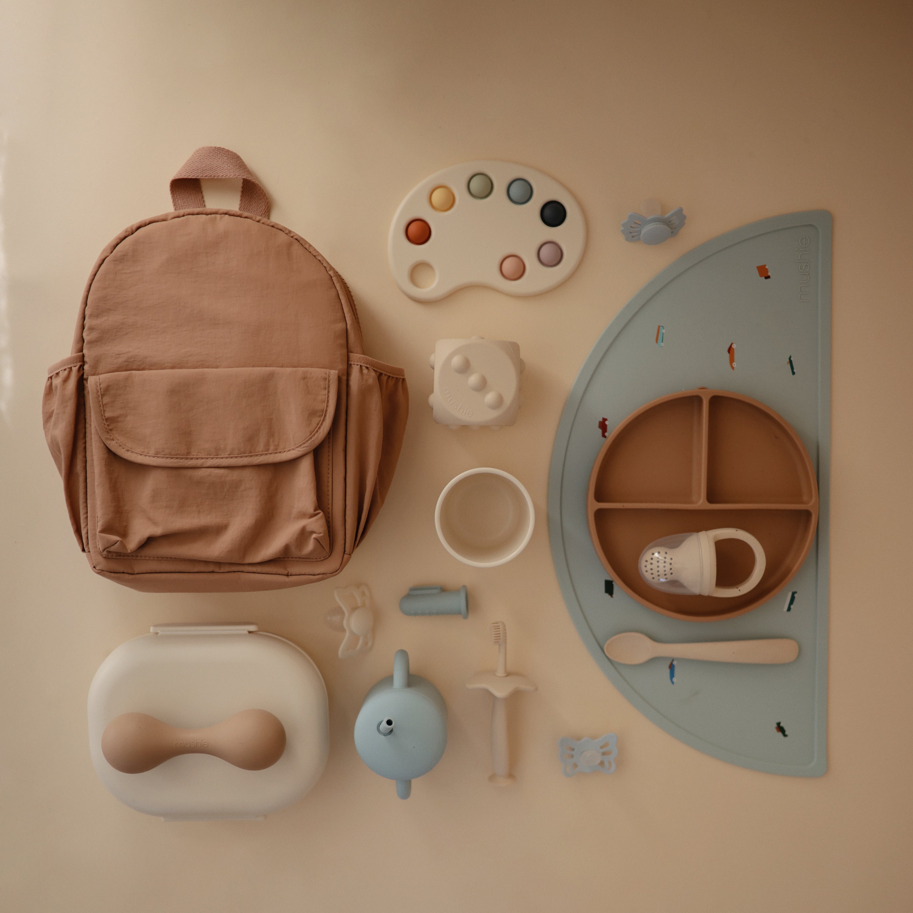 FRIGG Lucky Symmetrical Silicone Pacifier 2-Pack (0-6 Months) FRIGG PACIFIERS Mushie