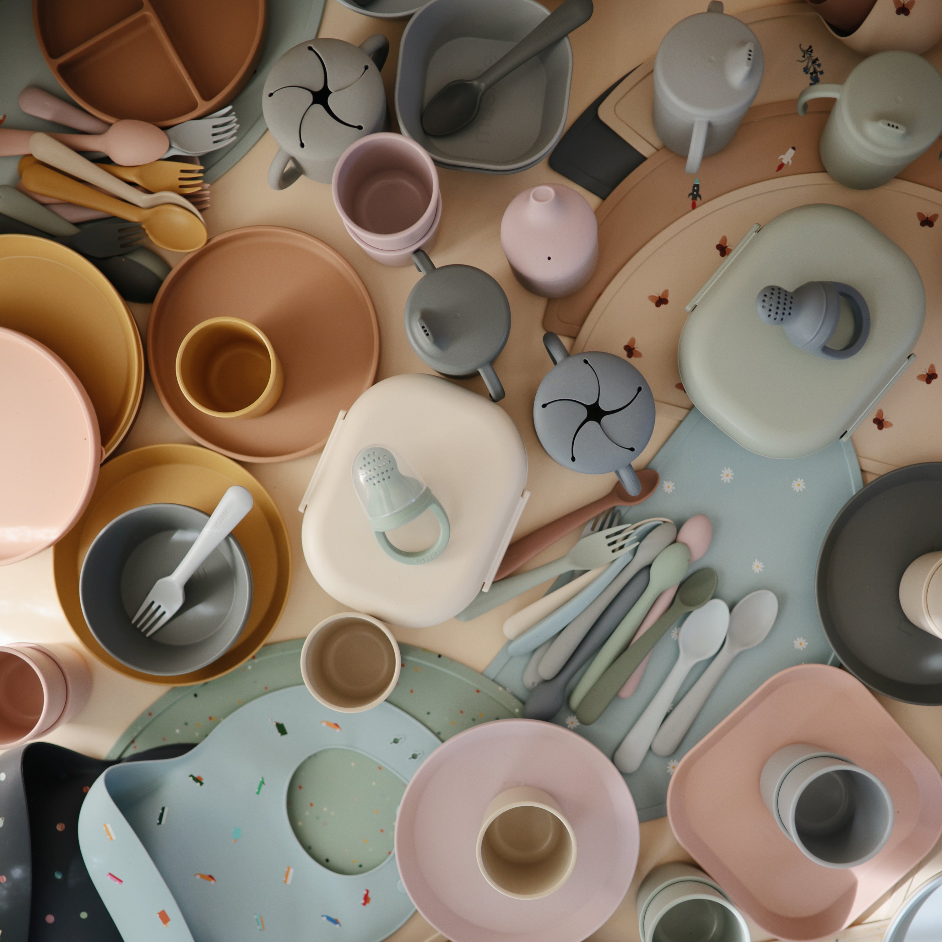 Round Dinnerware Bowl, Set of 2 Dinnerware Mushie