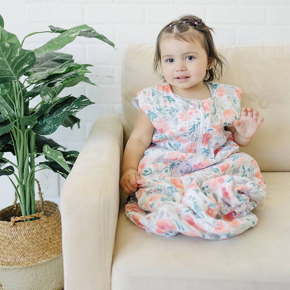 Floret Classic Muslin Bedtime Sleeper Bedtime Sleeper Bebe au Lait