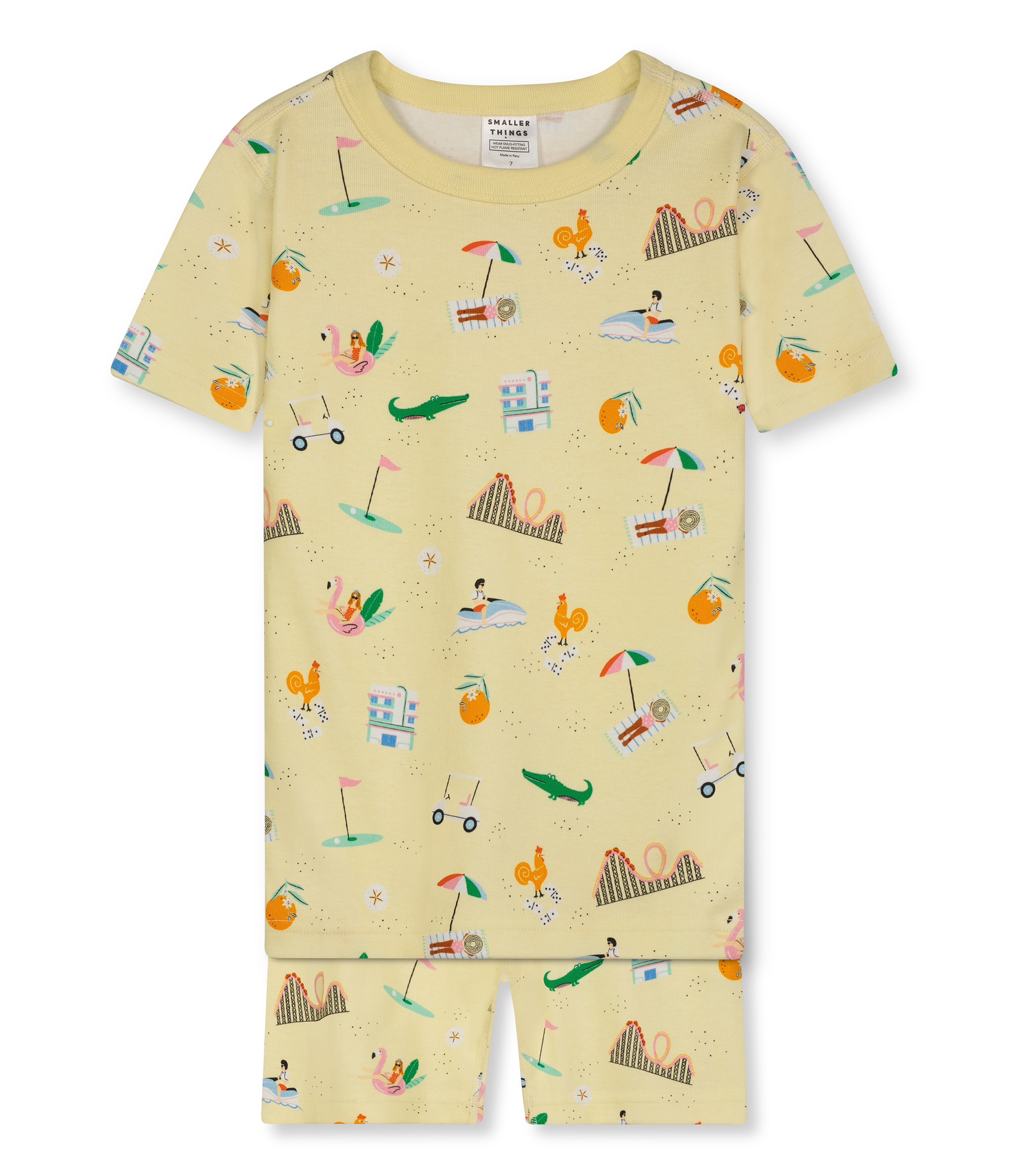 Goodnight, Florida Short Pajamas Set 🍊
