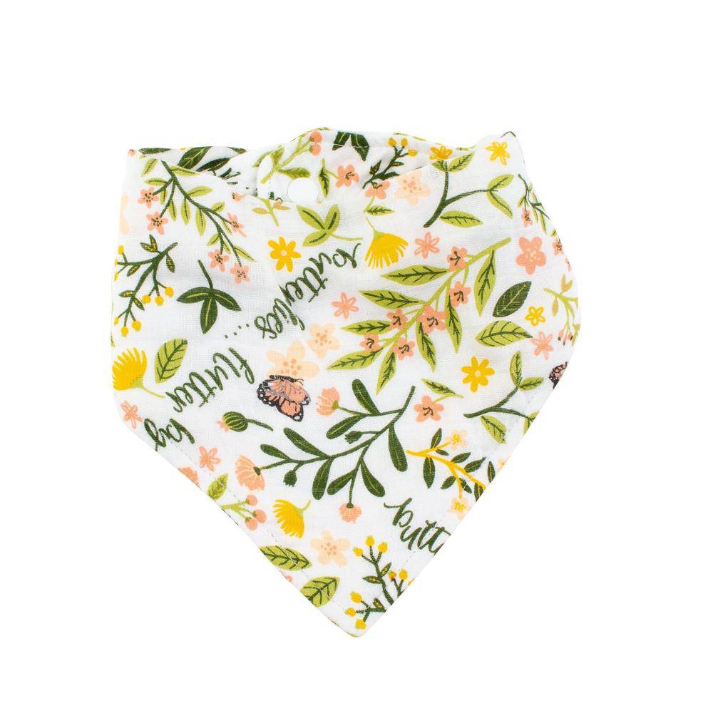 Flutterby Oh So Soft Muslin Bandana Bib Bib Bebe au Lait