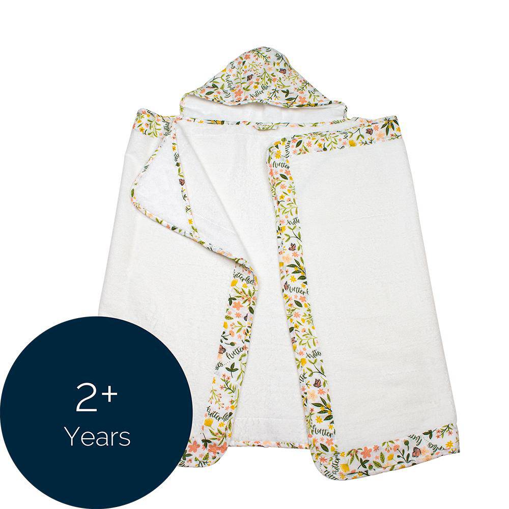 Flutterby Toddler Hooded Towel Hooded Toddler Towel Bebe au Lait