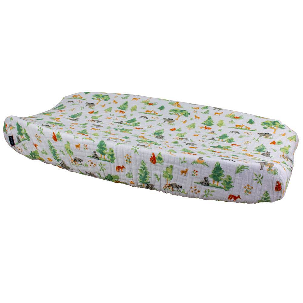 Forest Friends Changing Pad Cover Changing Pad Cover Bebe au Lait