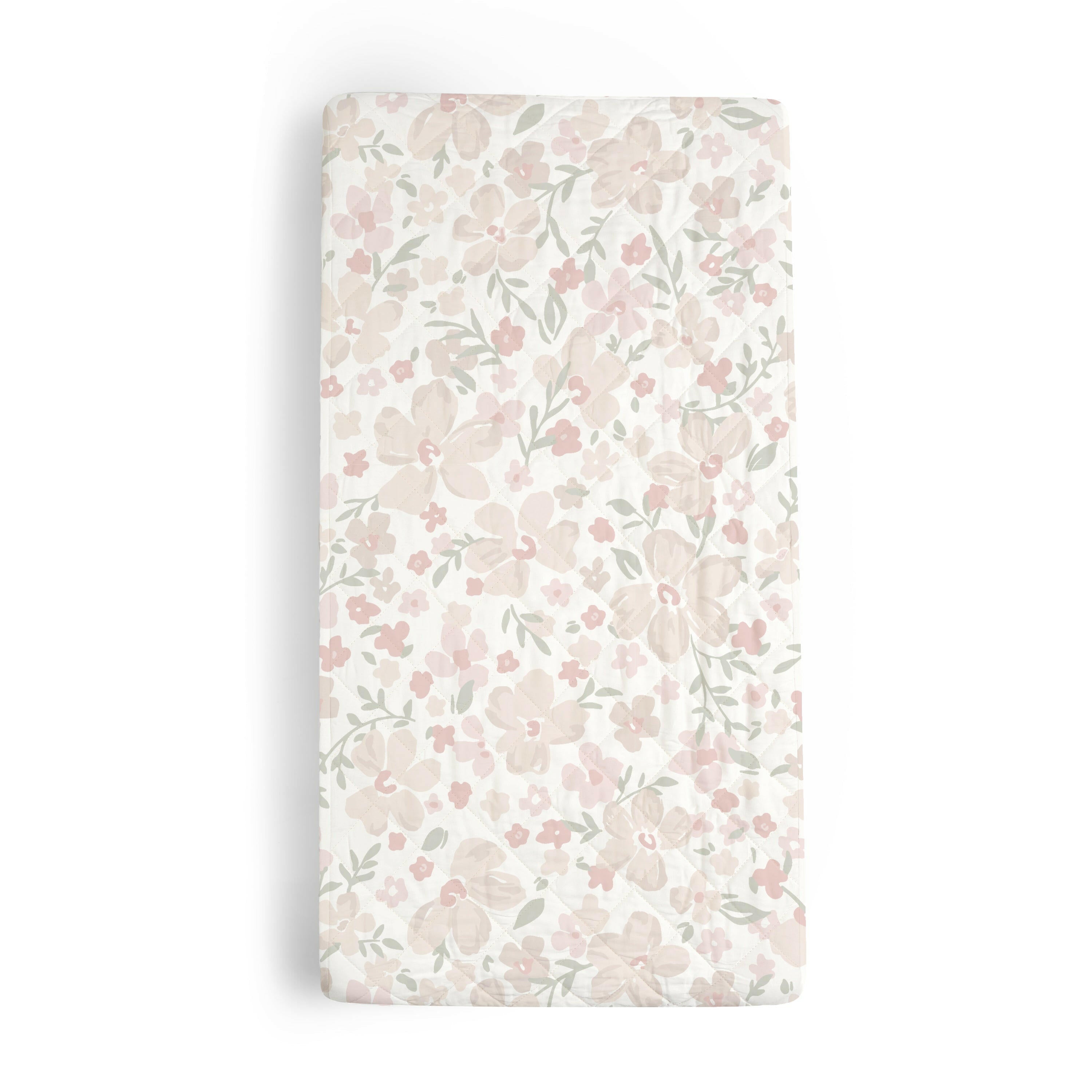 Organic Changing Pad Cover - Blossom Changing Pad Cover Makemake Organics