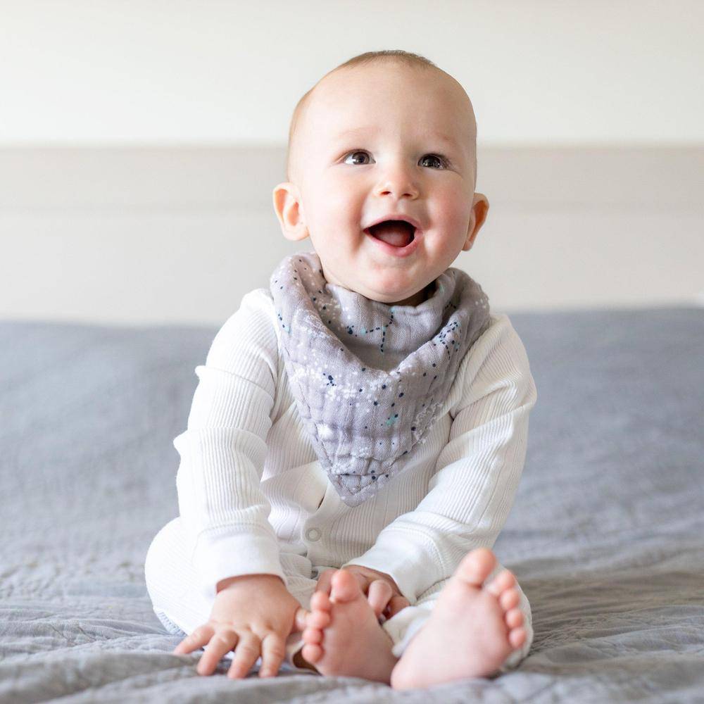 Galaxy Oh So Soft Muslin Bandana Bib Bib Bebe au Lait