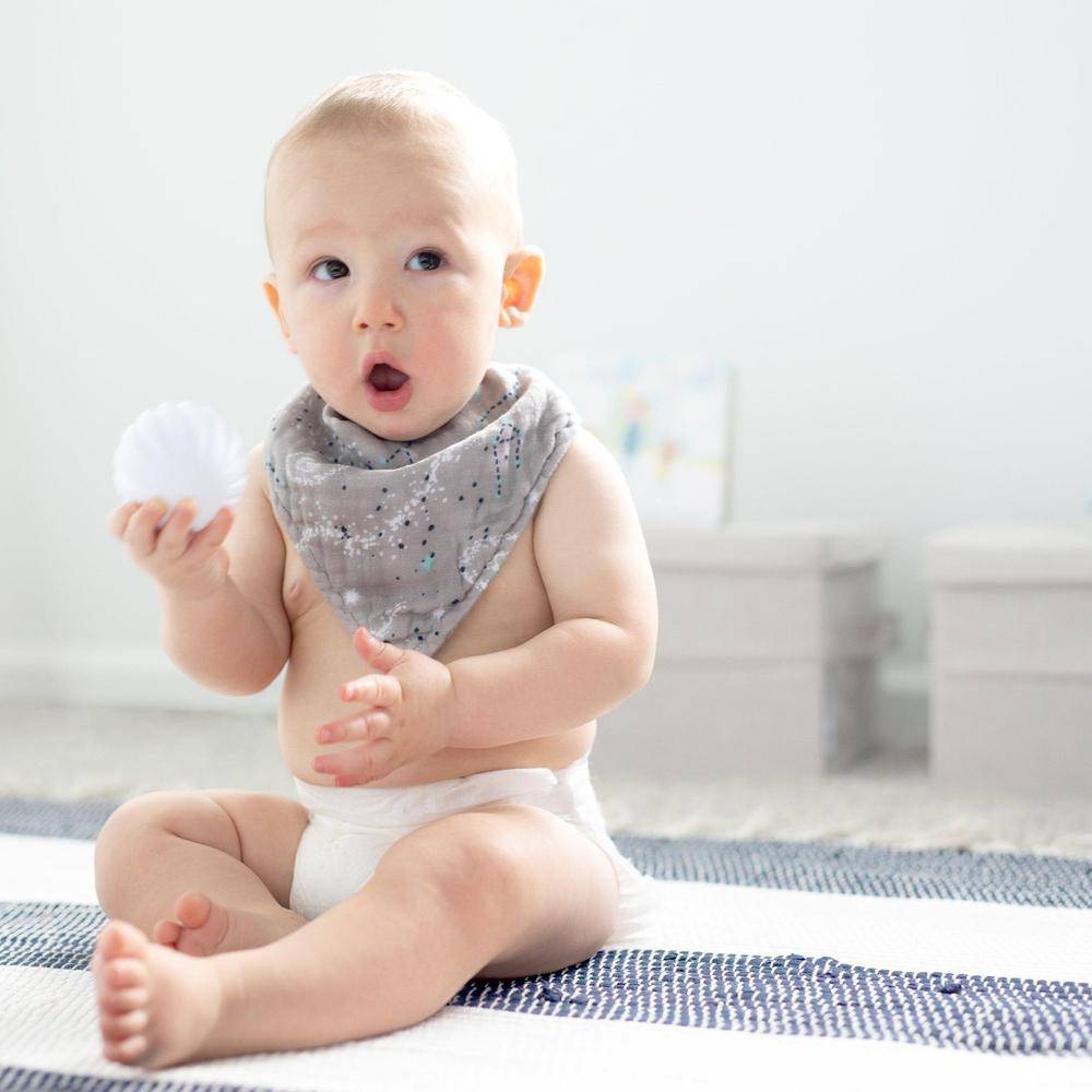 Galaxy Oh So Soft Muslin Bandana Bib Bib Bebe au Lait