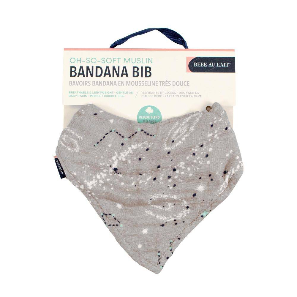 Galaxy Oh So Soft Muslin Bandana Bib Bib Bebe au Lait