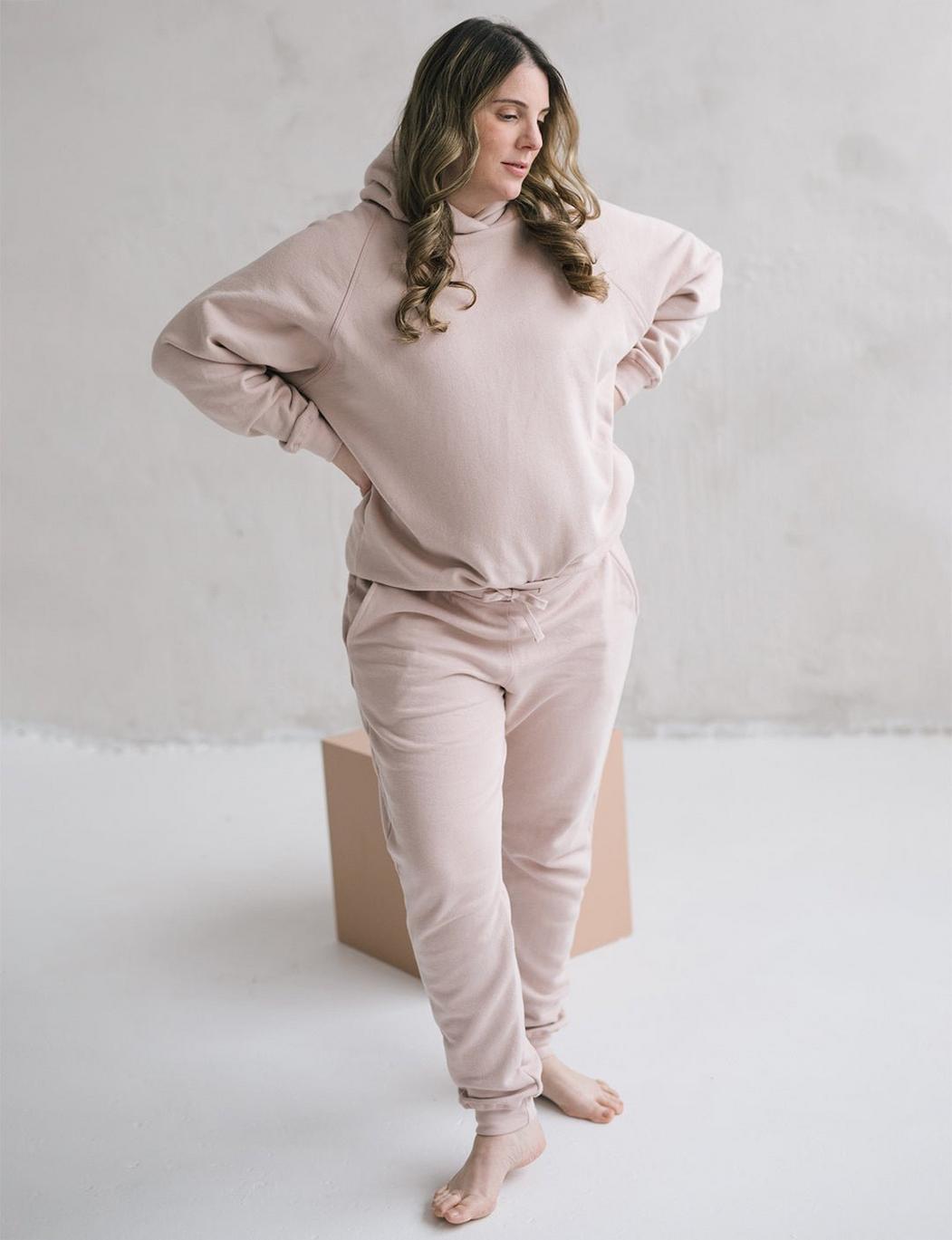 The Women's Relaxed Hoodie - Blush