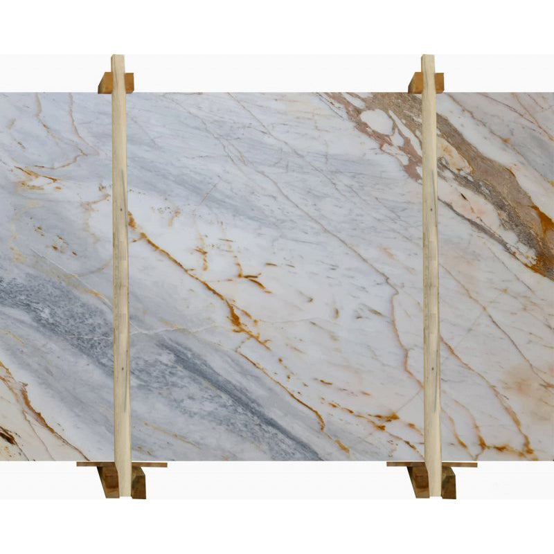 Giallo Grey Bookmatching Marble Slabs Polished - Livfloors Collection