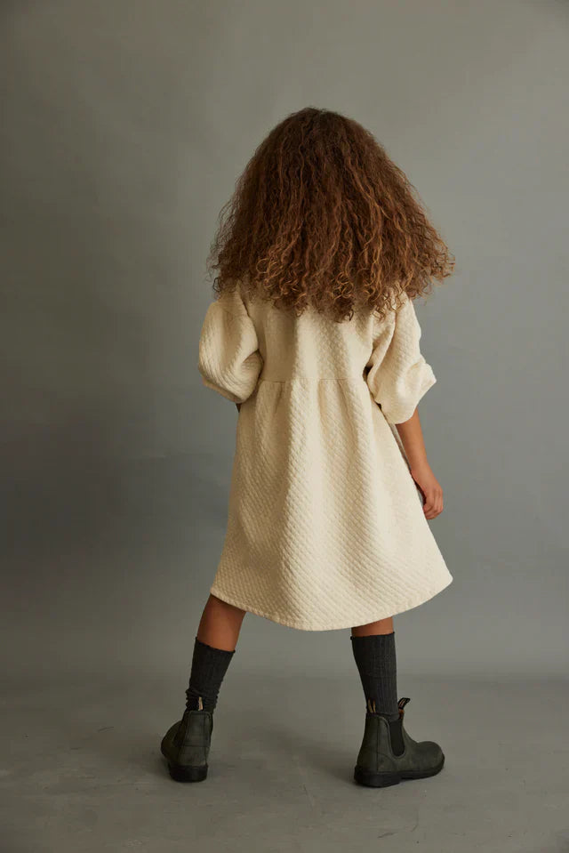 Quilted dress - Ivory
