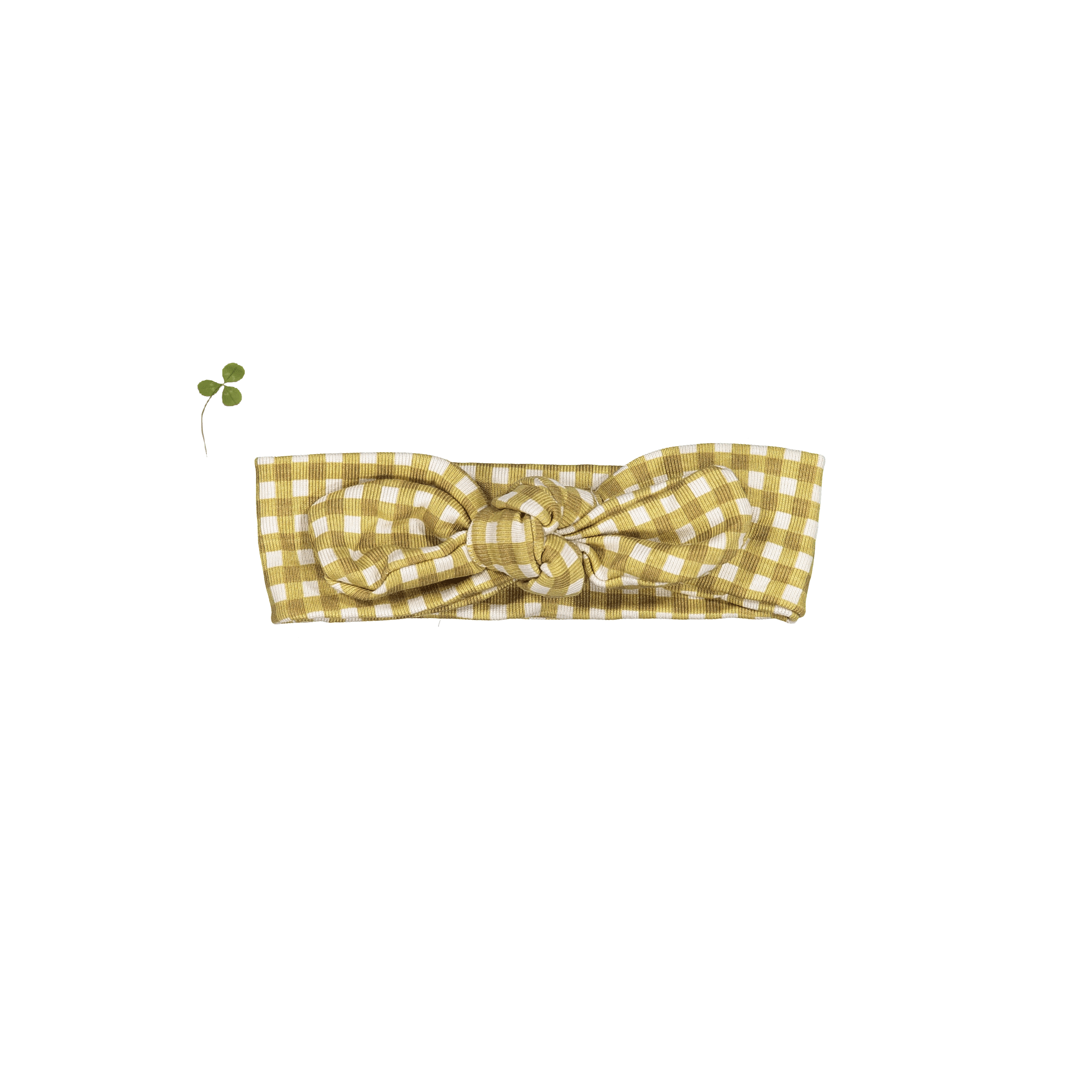 The Printed Headband - Golden Gingham