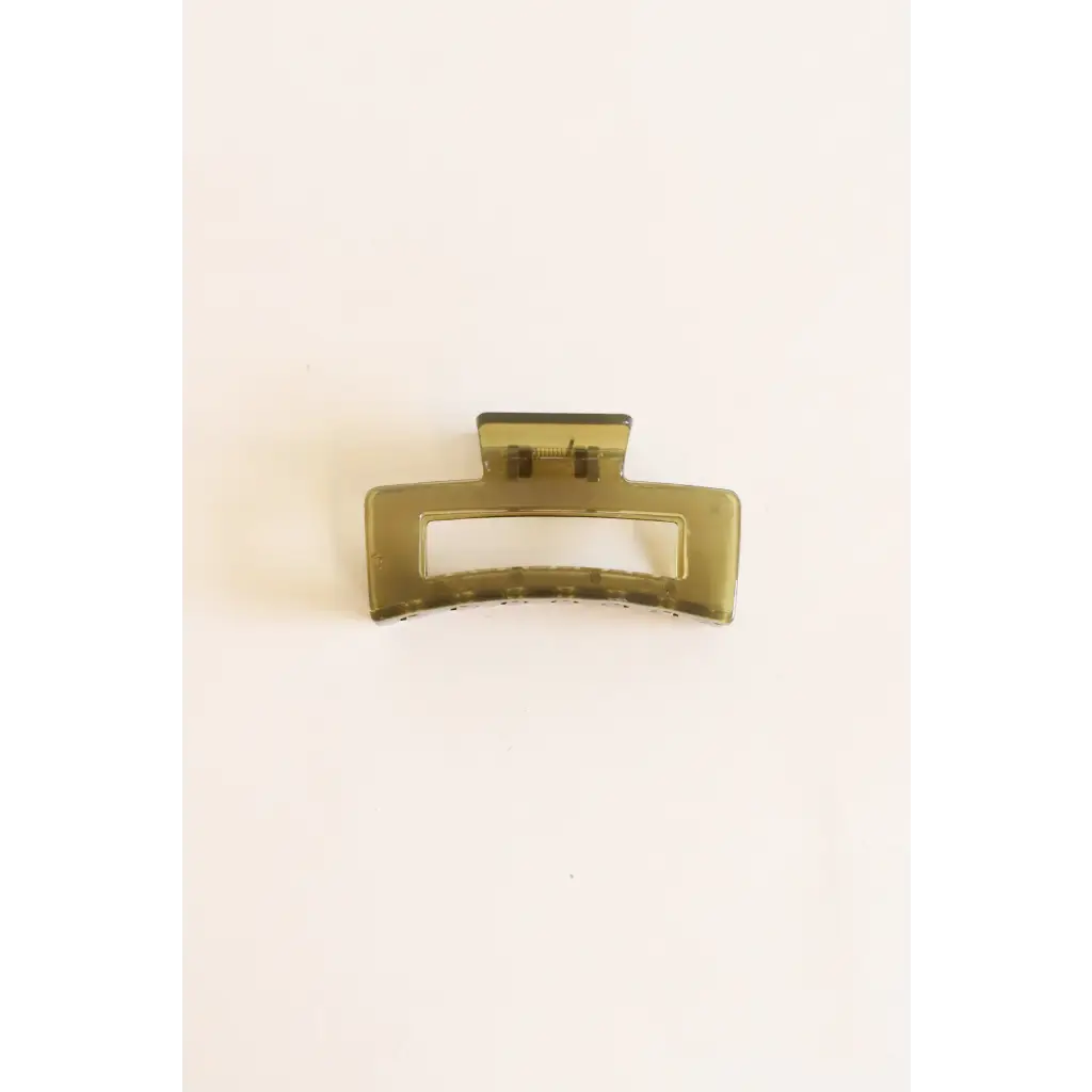 Translucent Green Medium Size Hair Clip