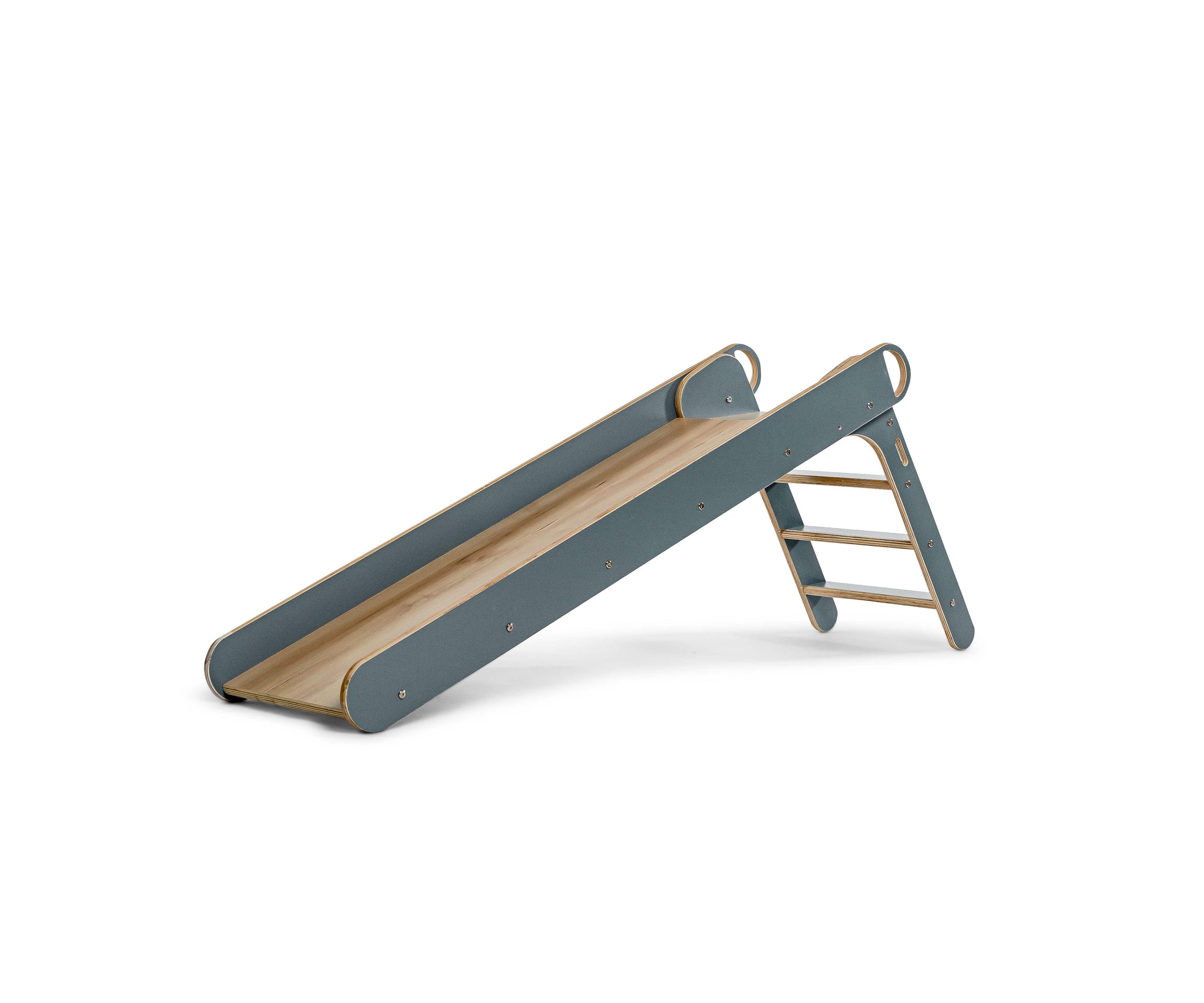 Holland- Wooden Folding Slide Indoor Avenlur.com Grey