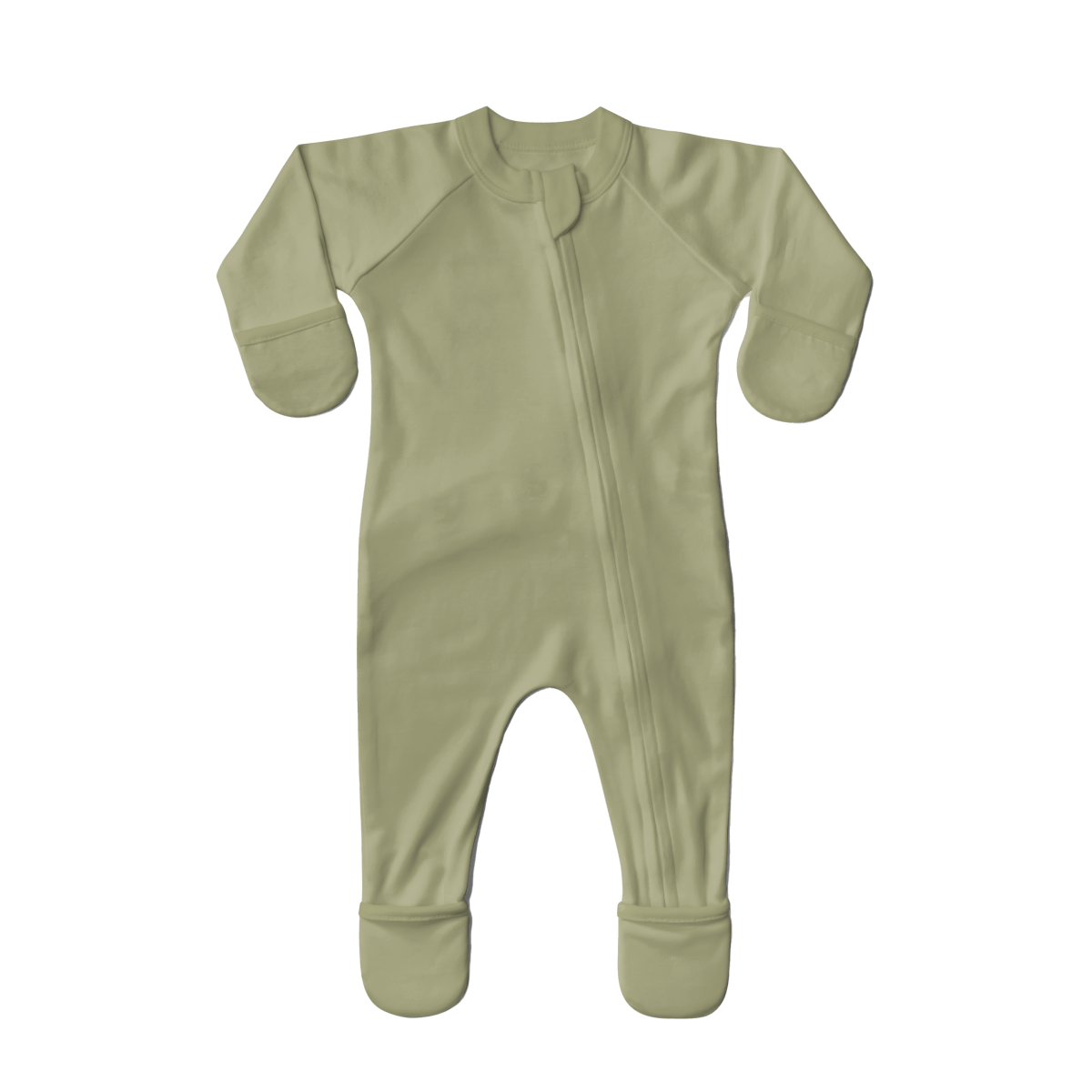 GROW WITH YOU FOOTIE + SNUG FIT | ARTICHOKE