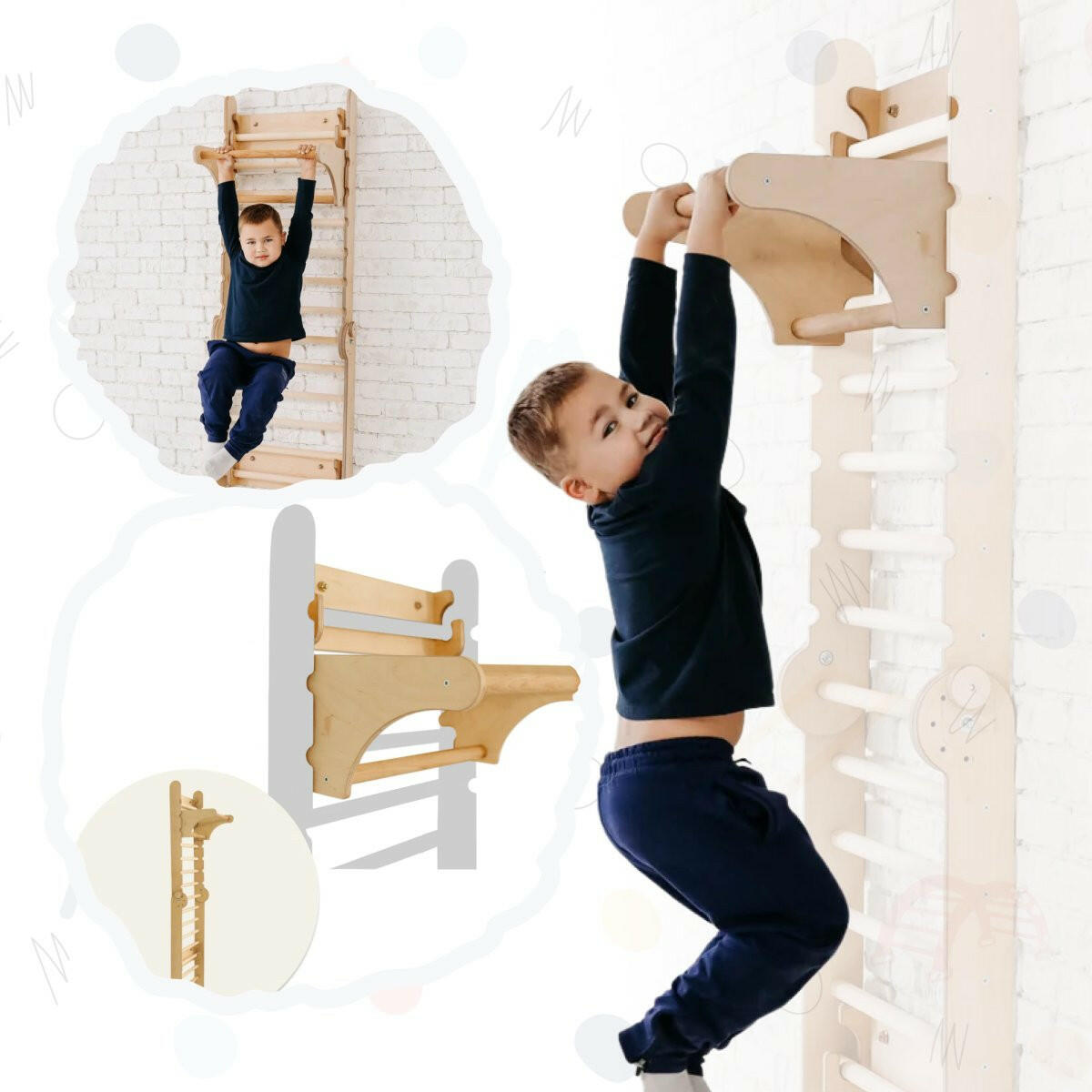 Gym Addition to the Climbing Ladders Ladder Accessories Goodevas