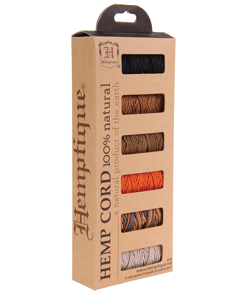 #20 Hemp Cord 6-Pack Mini Spools