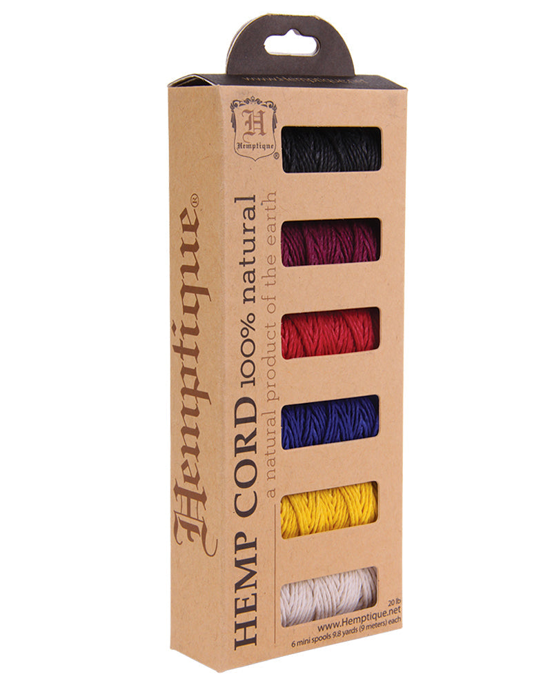 #20 Hemp Cord 6-Pack Mini Spools