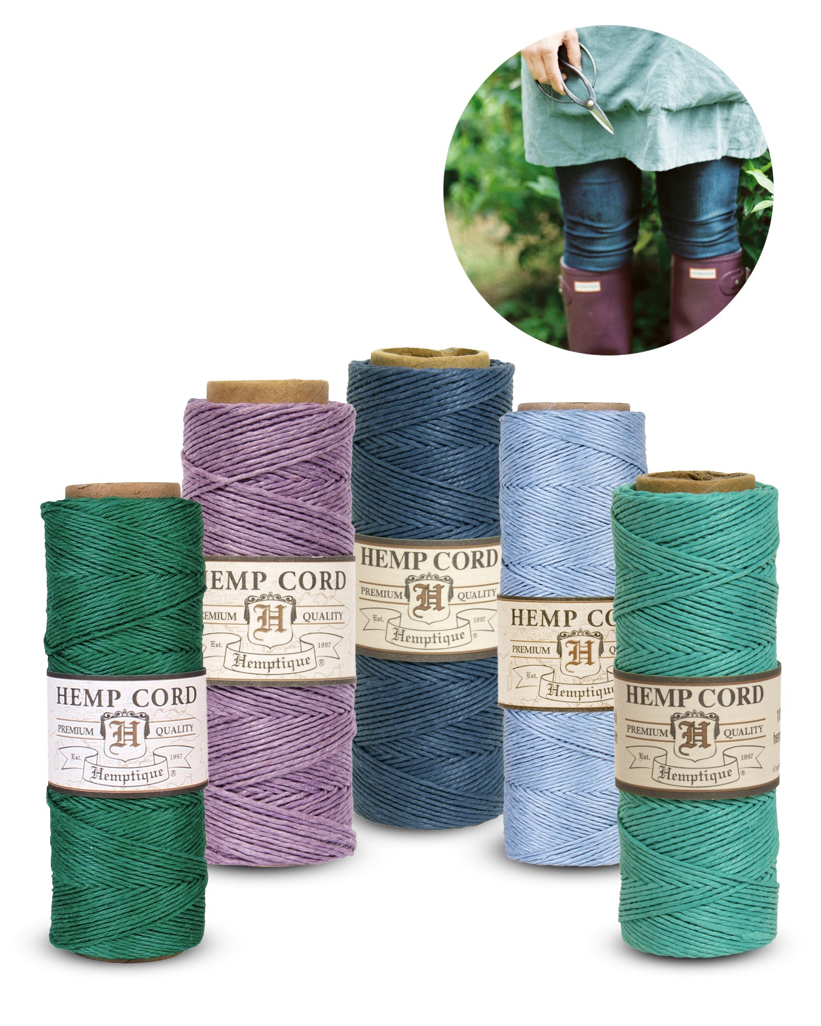 Value Packs #10 (0.5mm) Hemp Cord Spools