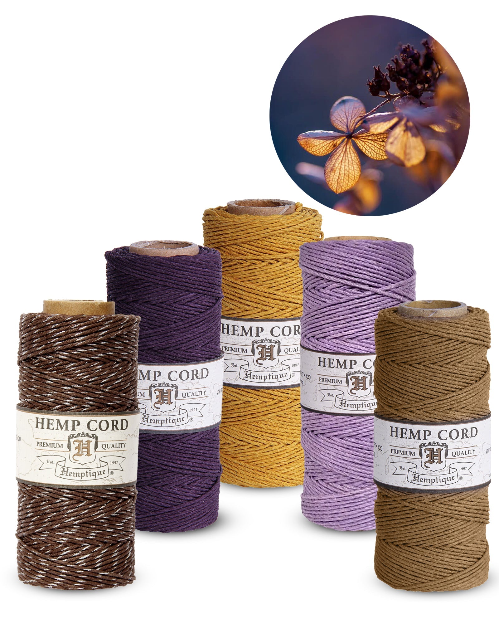 Value Packs #20 (1mm) Hemp Cord Spools