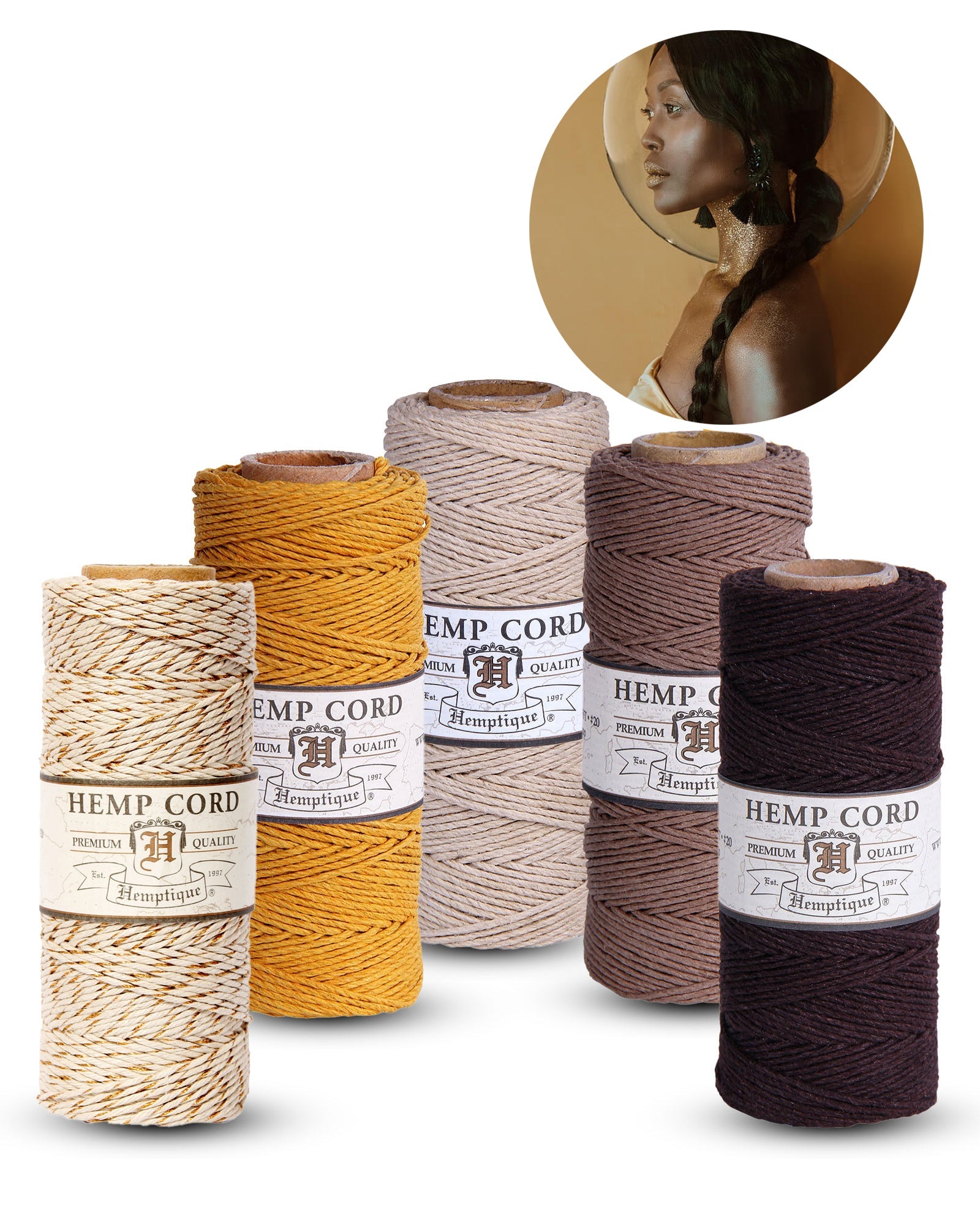Value Packs #20 (1mm) Hemp Cord Spools