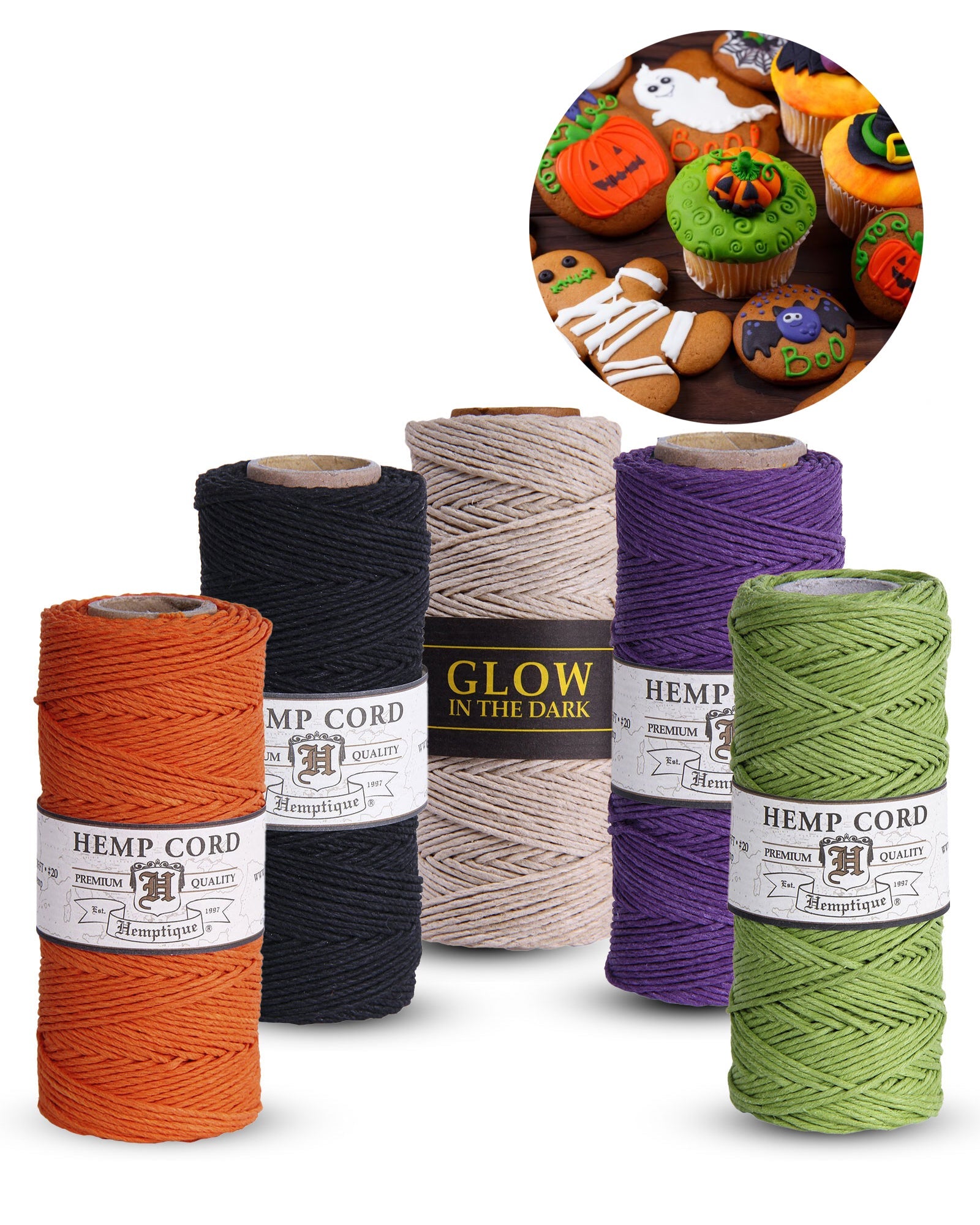 Value Packs #20 (1mm) Hemp Cord Spools