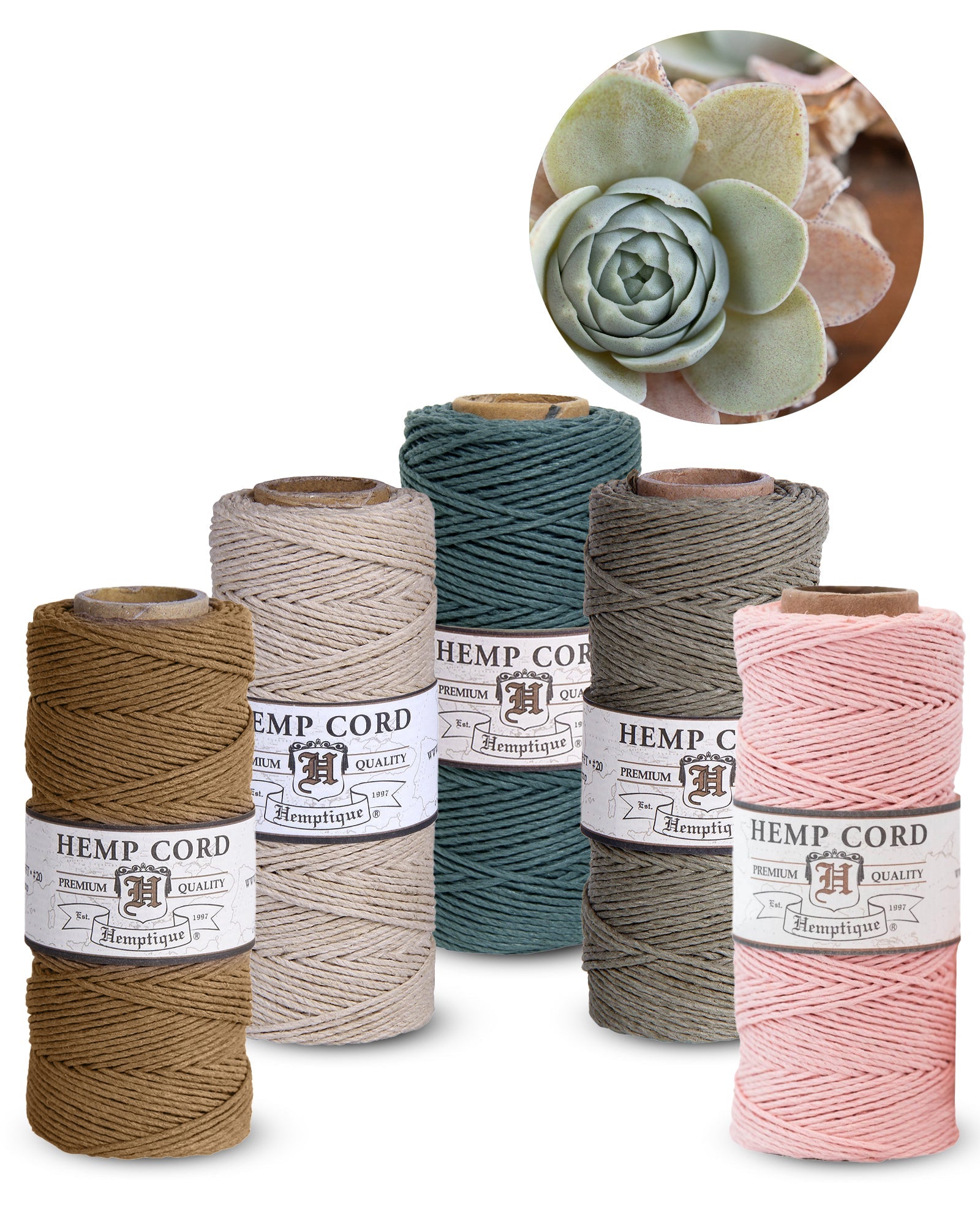 Value Packs #20 (1mm) Hemp Cord Spools