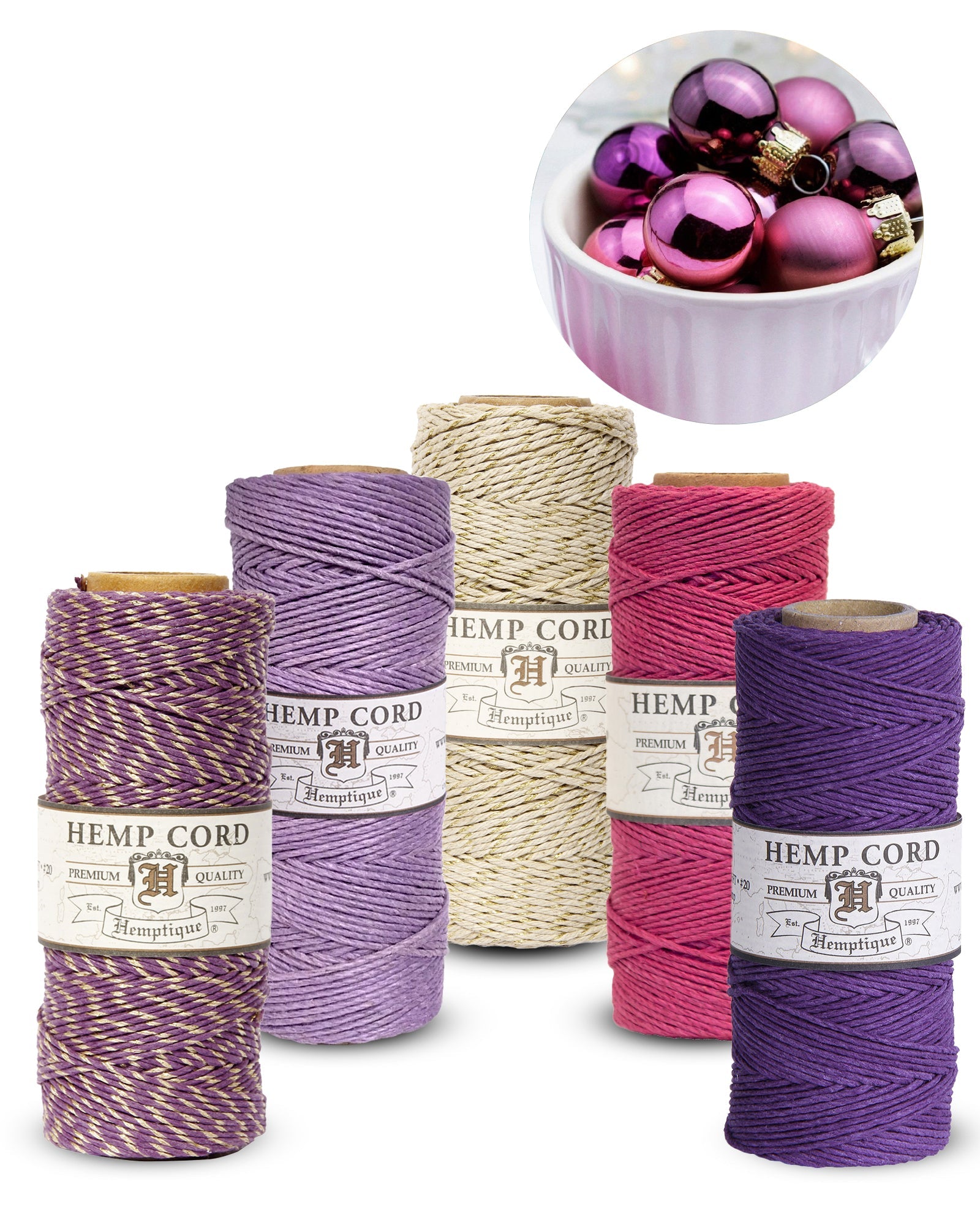 Value Packs #20 (1mm) Hemp Cord Spools