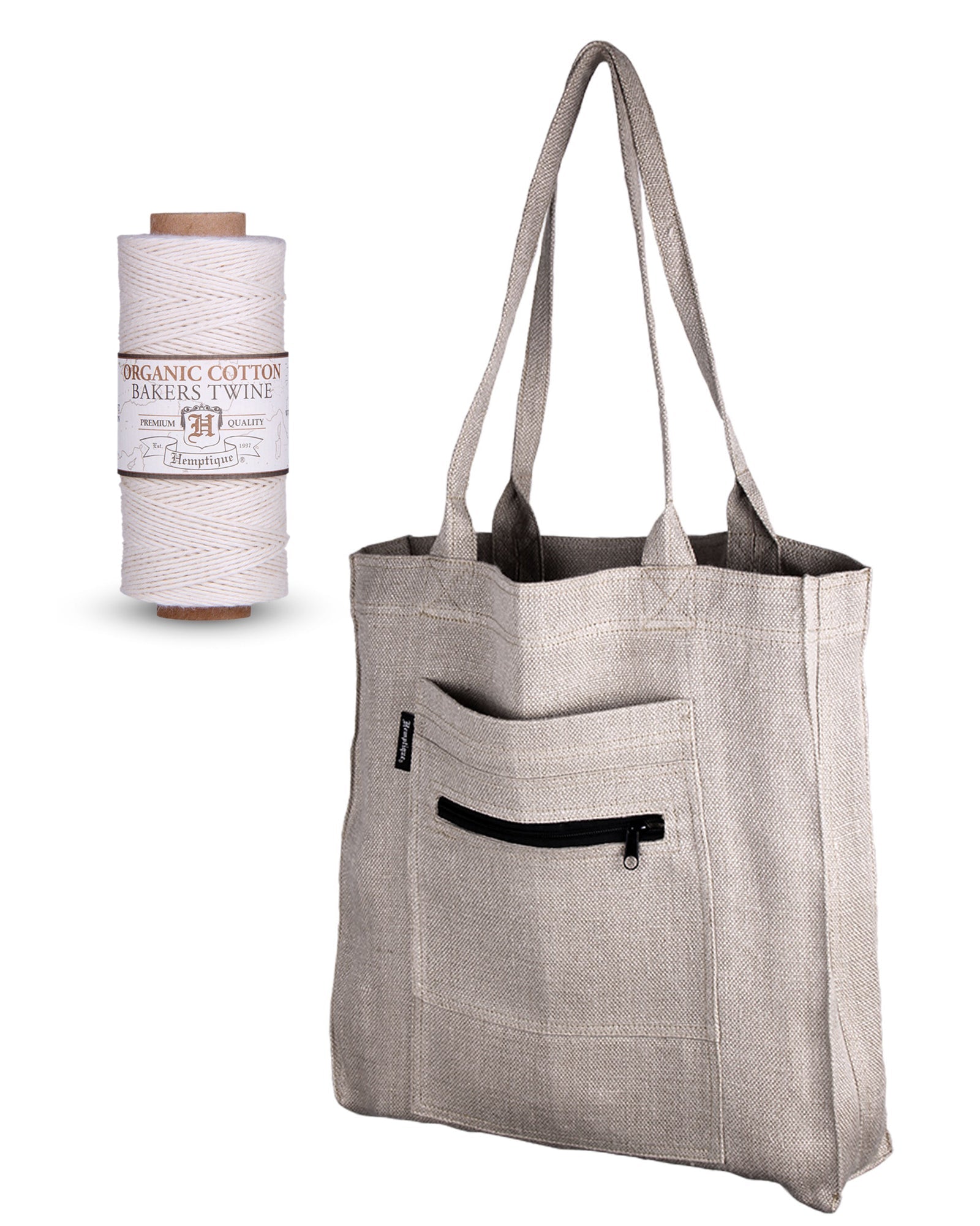 Hemp Market Tote & Cooking Twine Bundle