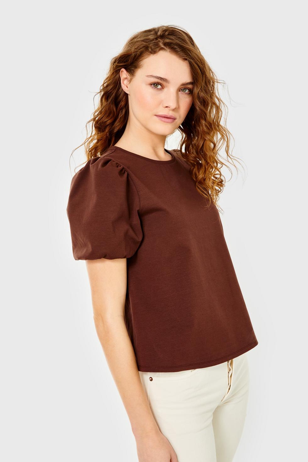Noemie Top - Chicory Coffee