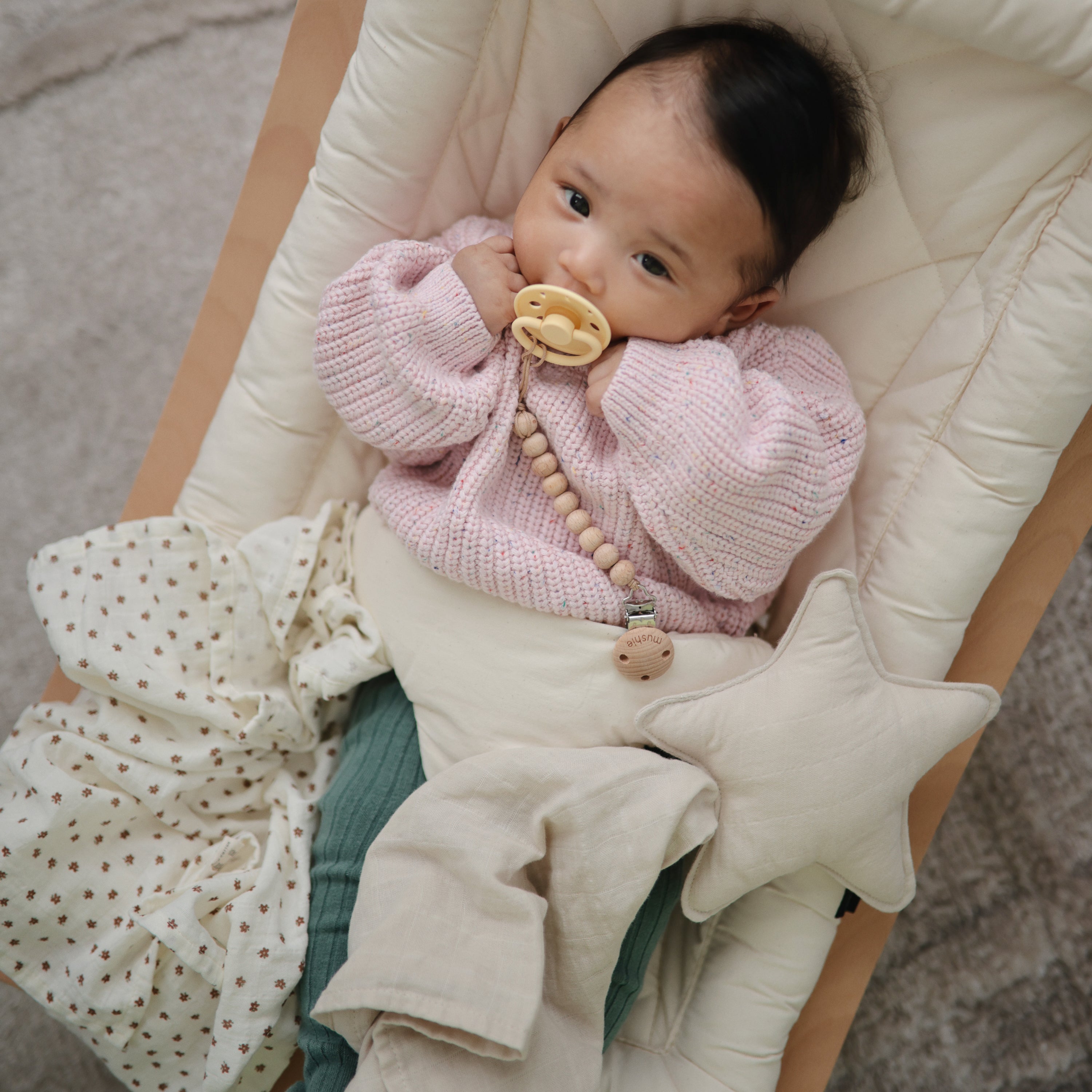 FRIGG Moon Silicone Pacifier 2-Pack FRIGG PACIFIERS Mushie