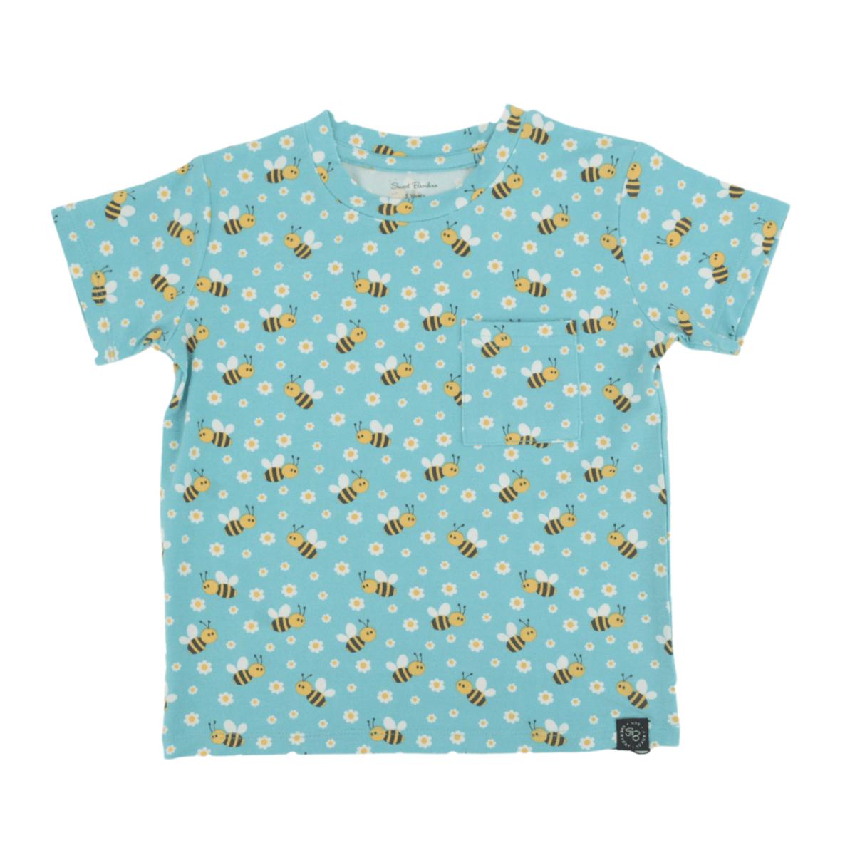 Crew Neck Tee - Honey Bee