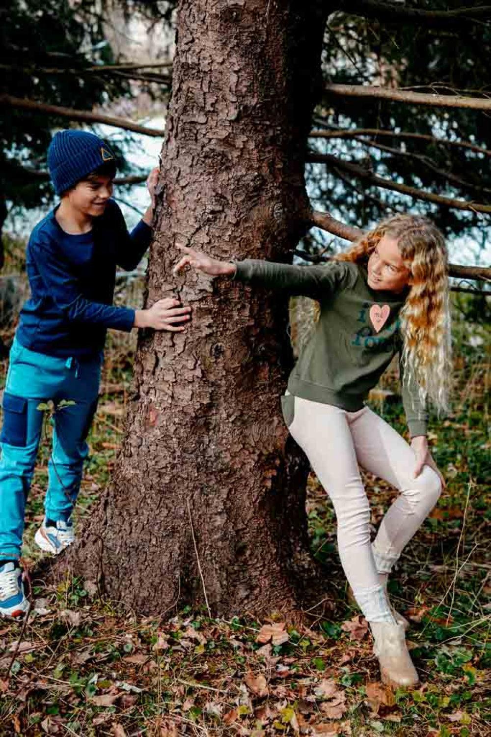 I Love The Forest Adult Sweatshirt - Olive