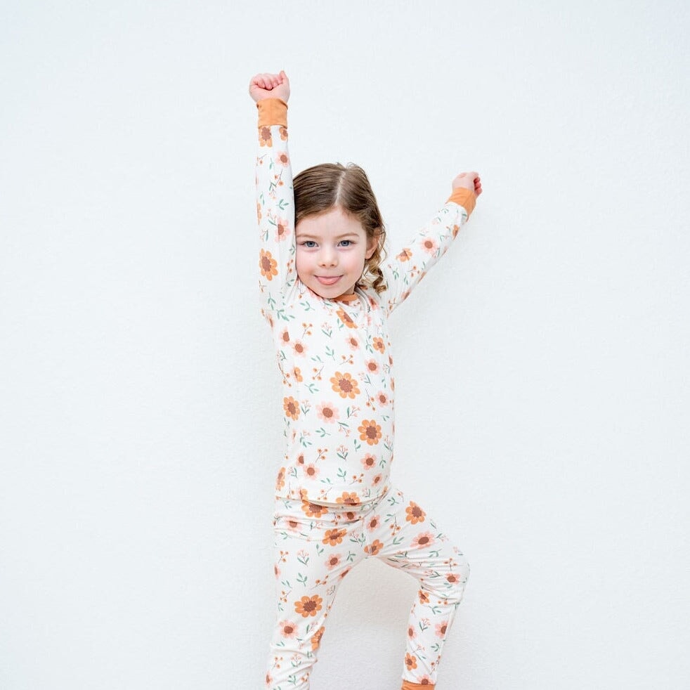 Big Kid Pajama - Sunflower