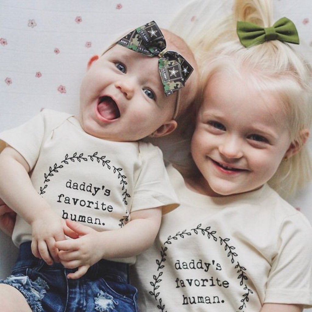 Daddy's Favorite Human - Organic Cotton Bodysuit