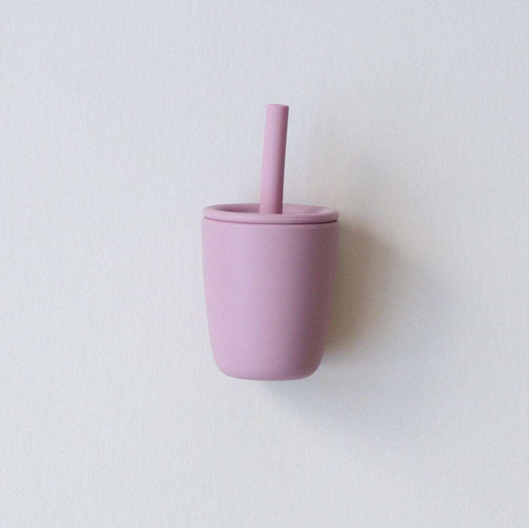 Mini Straw Cup - Silicone Straw Cup for Babies & Young Toddles